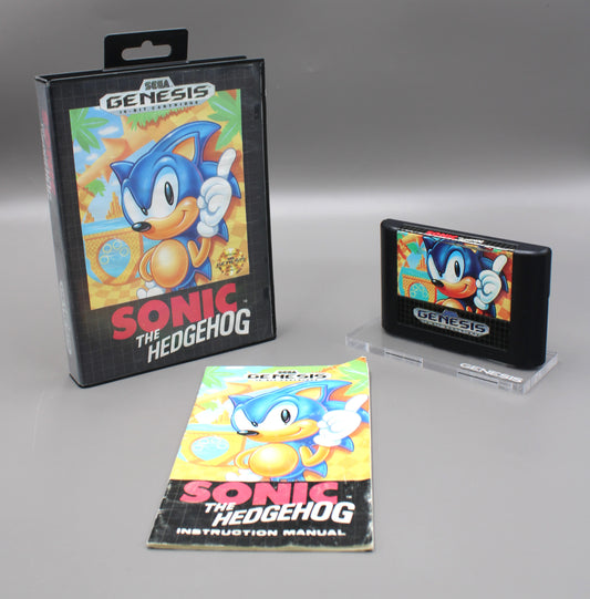 The First Sonic The Hedgehog Video Game for Sega Genesis