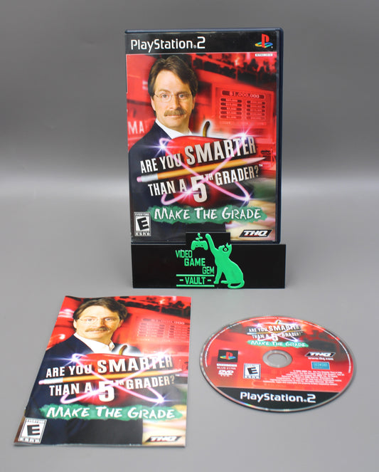 Are You Smarter Than a 5th Grader? Make the Grade (Sony PlayStation 2, PS2, 2008) Complete CIB