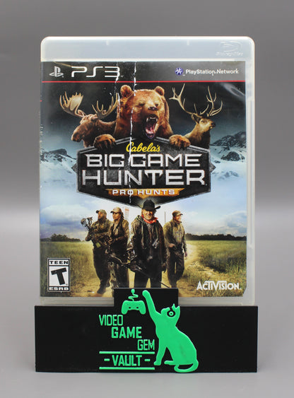 Cabela's Big Game Hunter: Pro Hunts (Sony PlayStation 3, PS3) No Manual