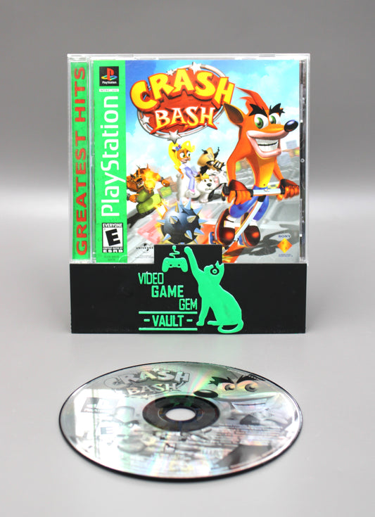 Crash Bash (Sony PlayStation, PS1, 2000) Greatest Hits, Complete CIB