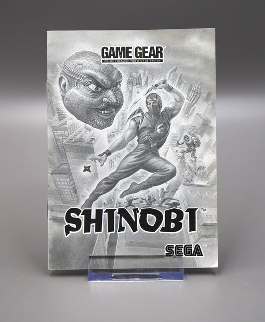 Shinobi Replacement Manual Only (Sega Game Gear)