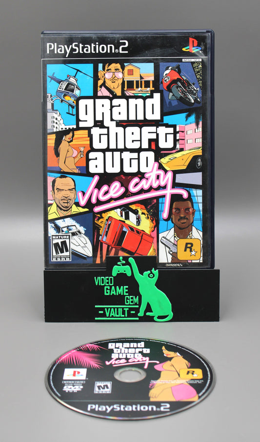GTA Grand Theft Auto Vice City (Sony PlayStation 2, 2002) PS2, No Manual