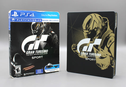 Gran Turismo Sport Replacement SteelBook & Slipcover, No Game! (Sony PlayStation 4, 2017, PS4)