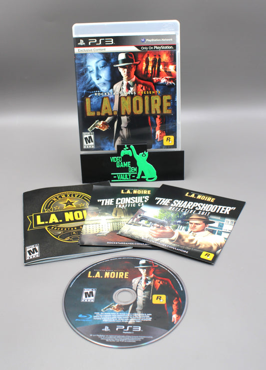 L.A. Noire (Sony Playstation 3, PS3) CIB, Complete W/Inserts