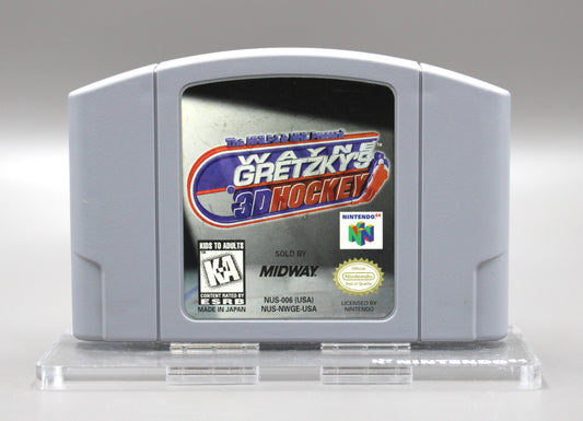 Wayne Gretzky's 3D Hockey (Nintendo 64) Authentic N64 Game Cartridge