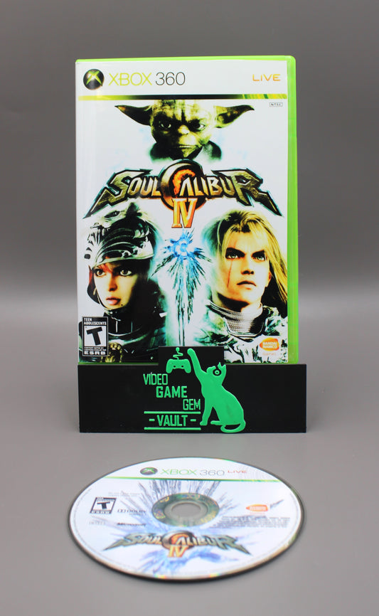 Soul Calibur IV 4 (Microsoft Xbox 360, 2008) Reprint Artwork, Tested!