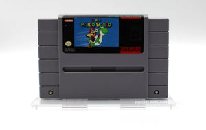 Where is the Nintendo Product Code on a SNES Video Game Cartridge?