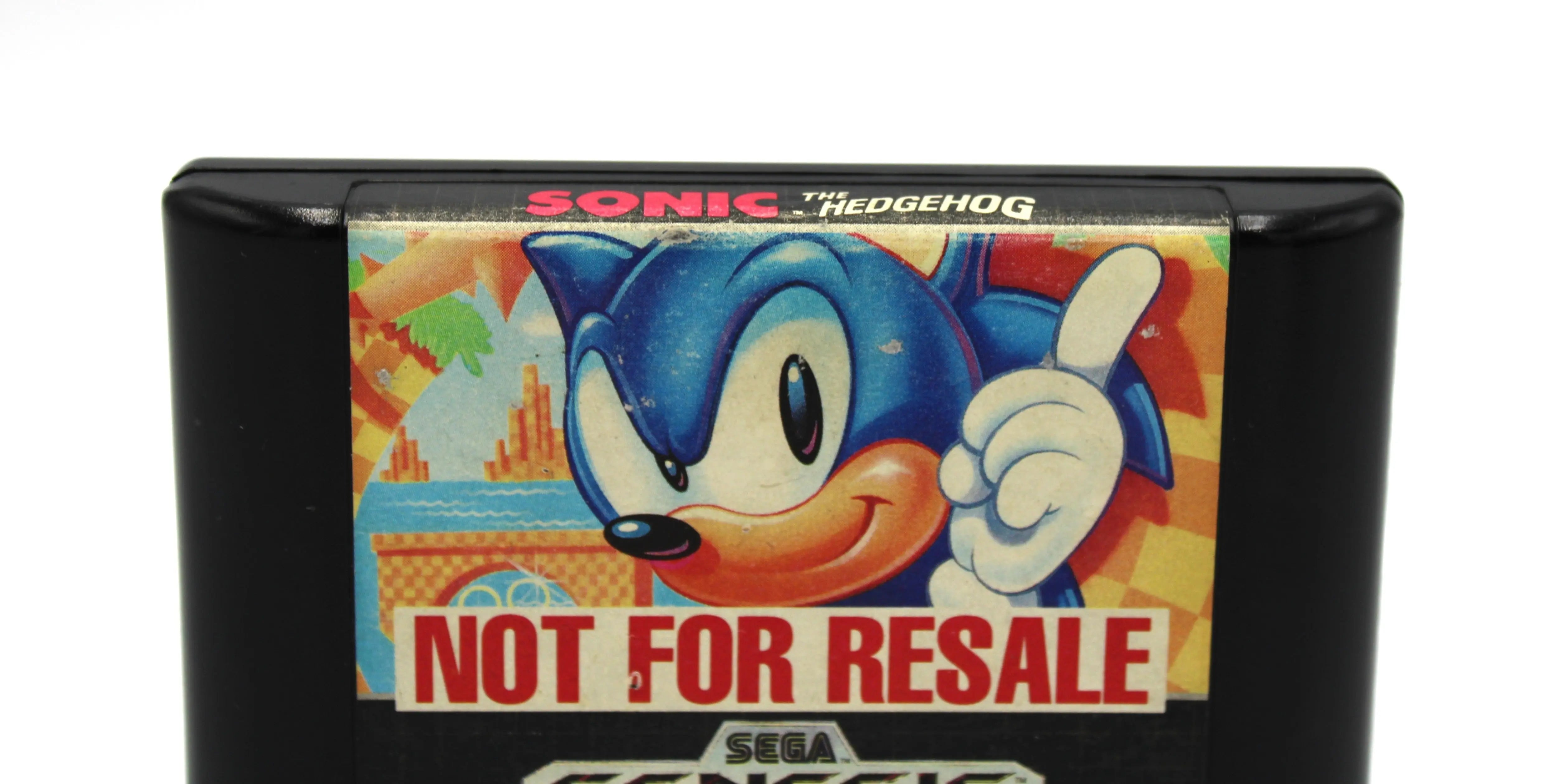 Sonic The Hedgehog (Sega Genesis, 1991) Authentic Game Cartridge