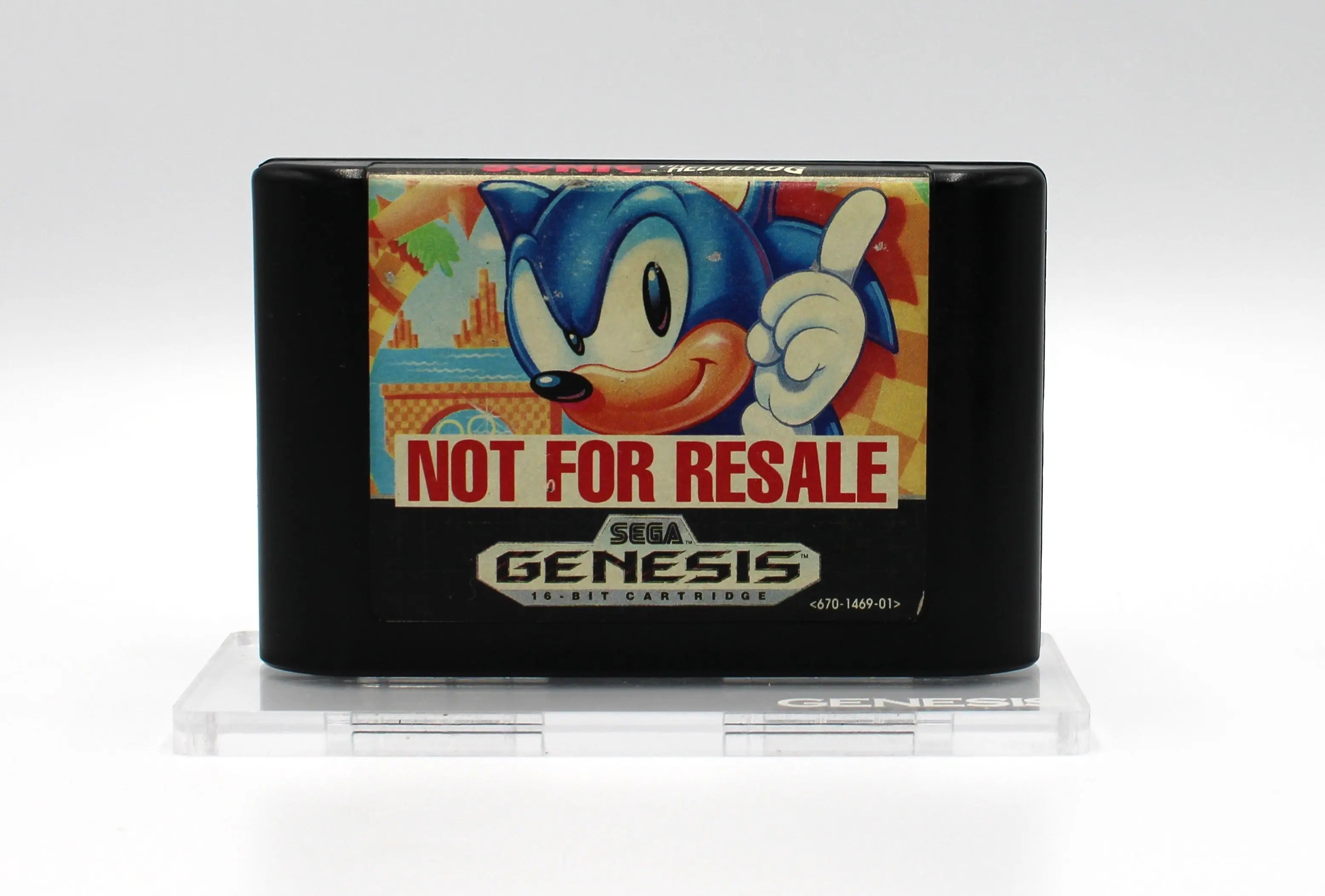 Sonic The Hedgehog (Sega Genesis, 1991) Authentic Game Cartridge