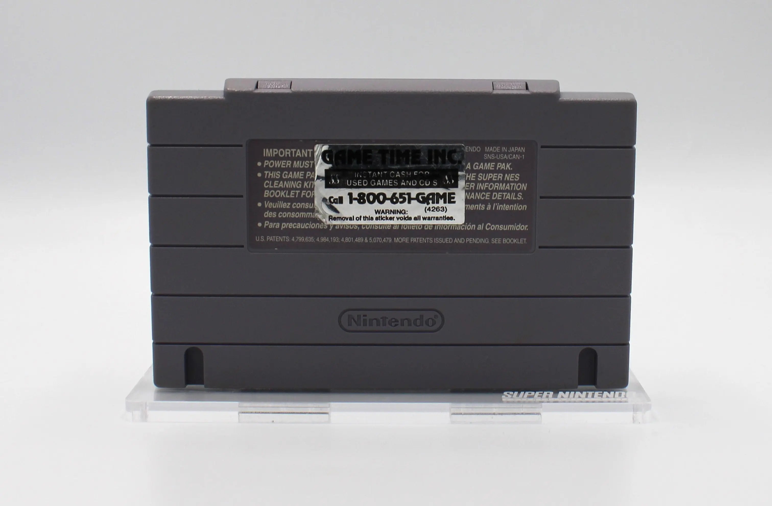 Elite Soccer (Super Nintendo, SNES, 1994) Game Cartridge. Cleaned & Tested!