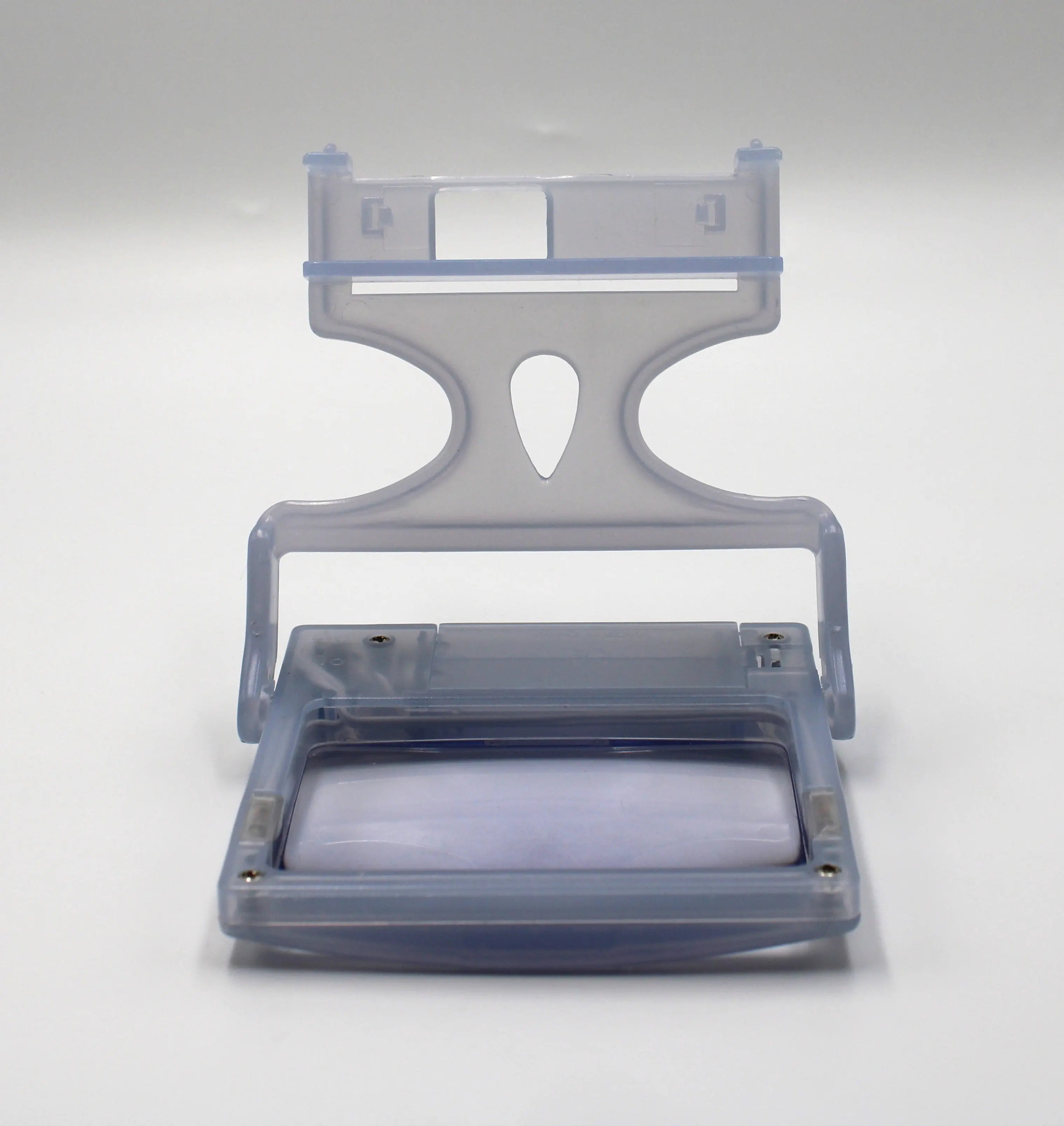 Pre-owned Glacier Ice Nintendo Game Boy Advance (GBA) Mad Catz Light & Screen Magnifier. Picture of attachment part to gba.