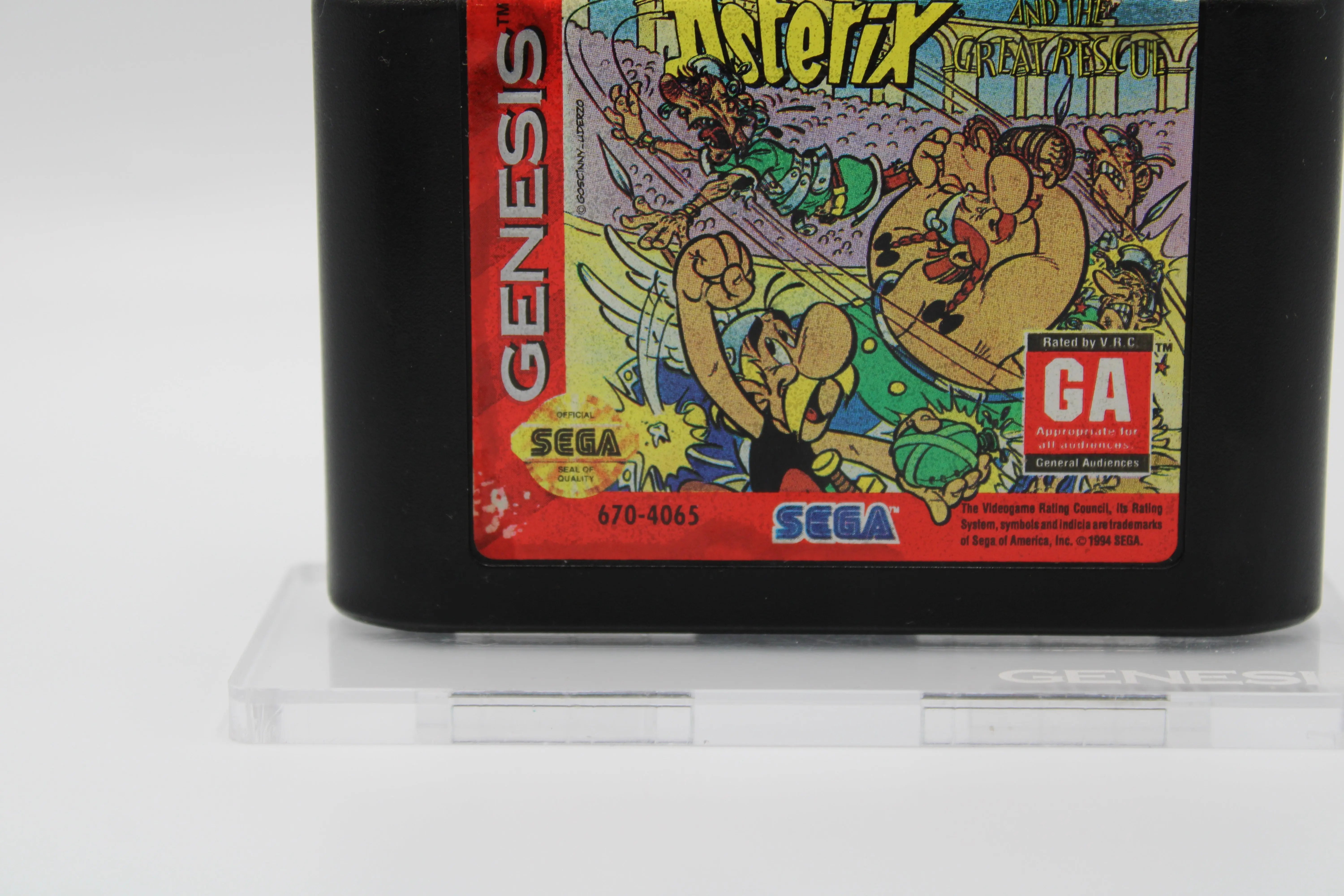 Asterix and the Great Rescue (Sega Genesis, 1994) CIB + Manual! [Hangtab]