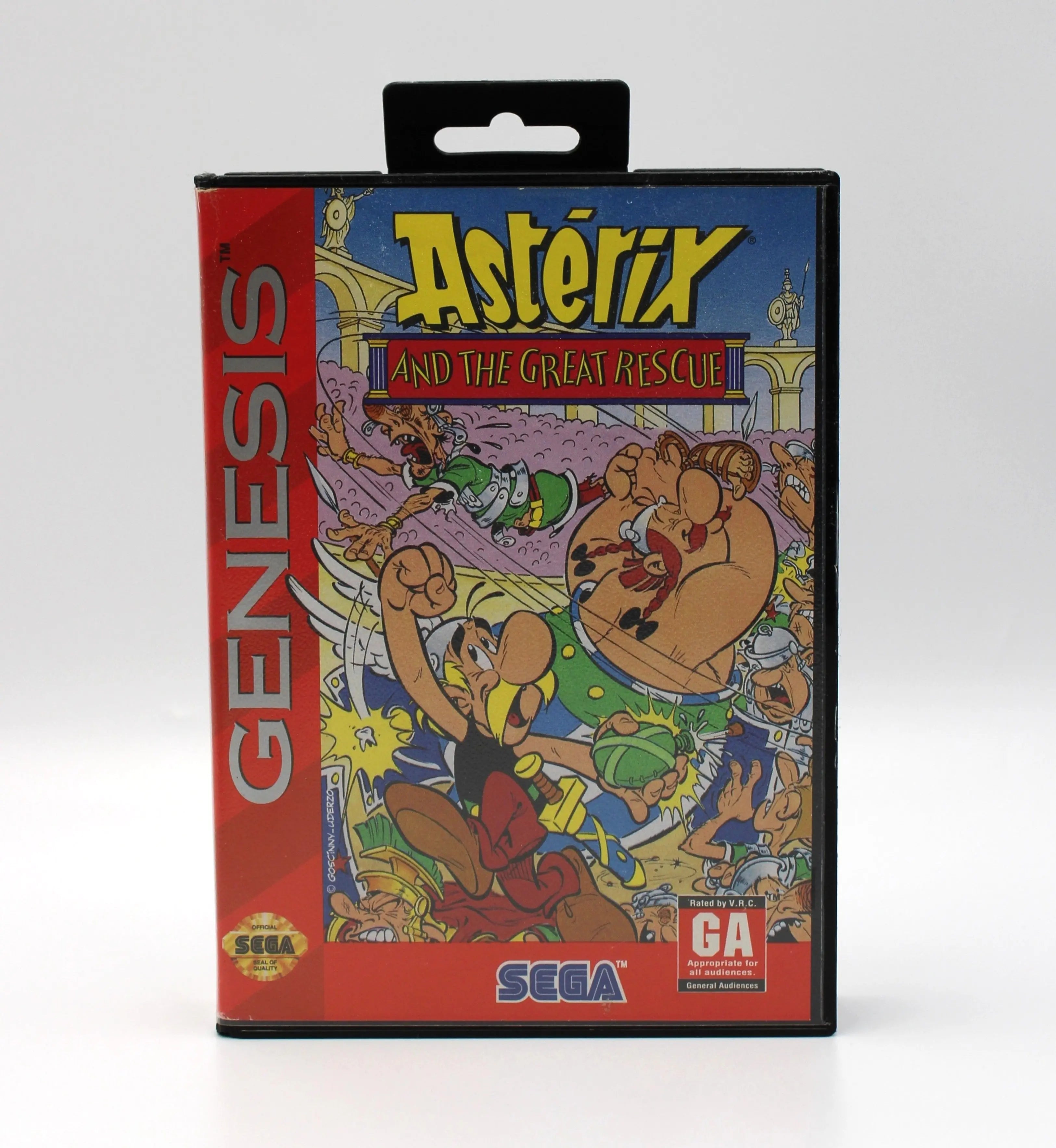 Asterix and the Great Rescue (Sega Genesis, 1994) CIB + Manual! [Hangtab]