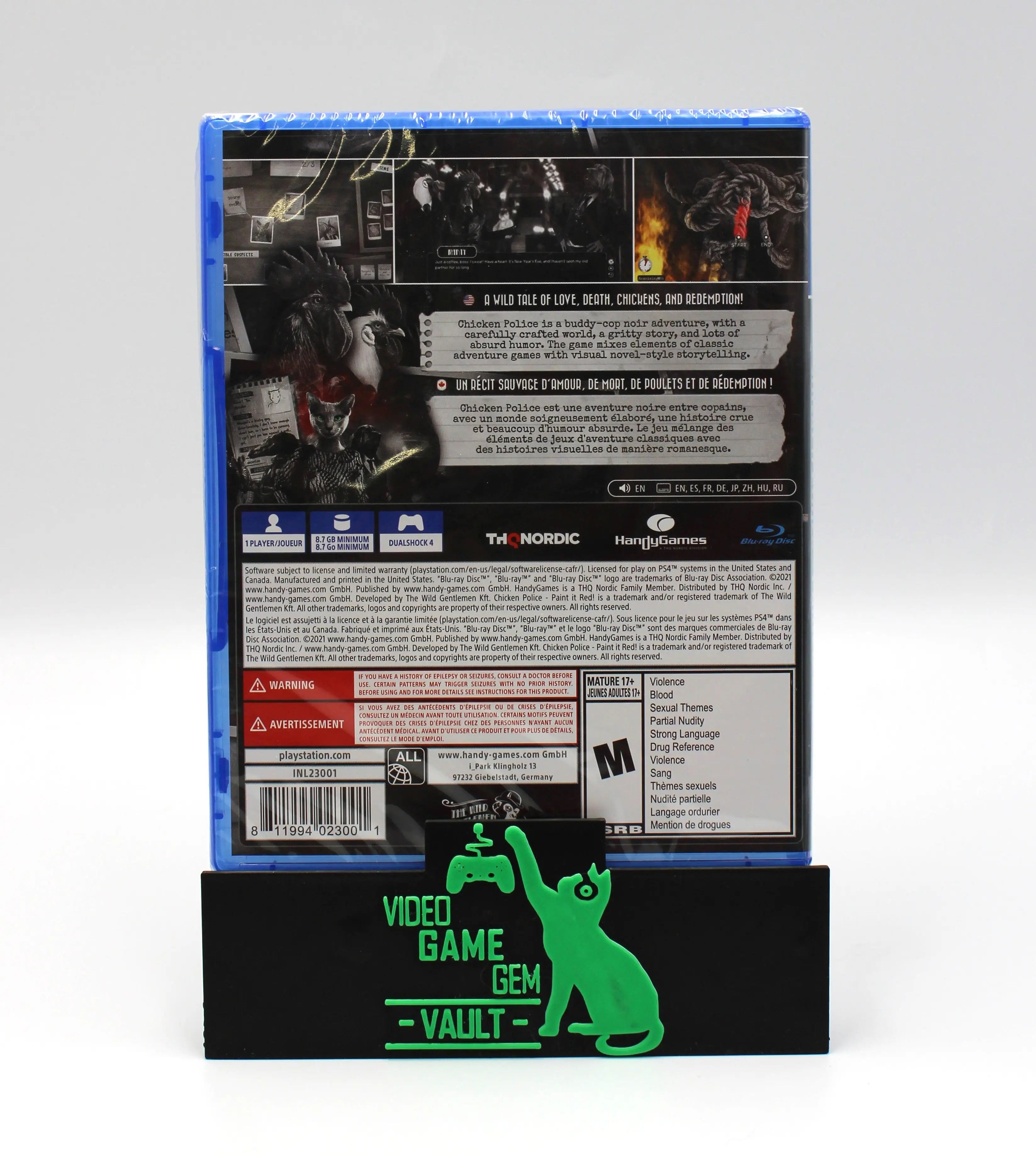 Chicken Police: Paint it Red (Sony PlayStation 4, PS4, 2021) New/Sealed!