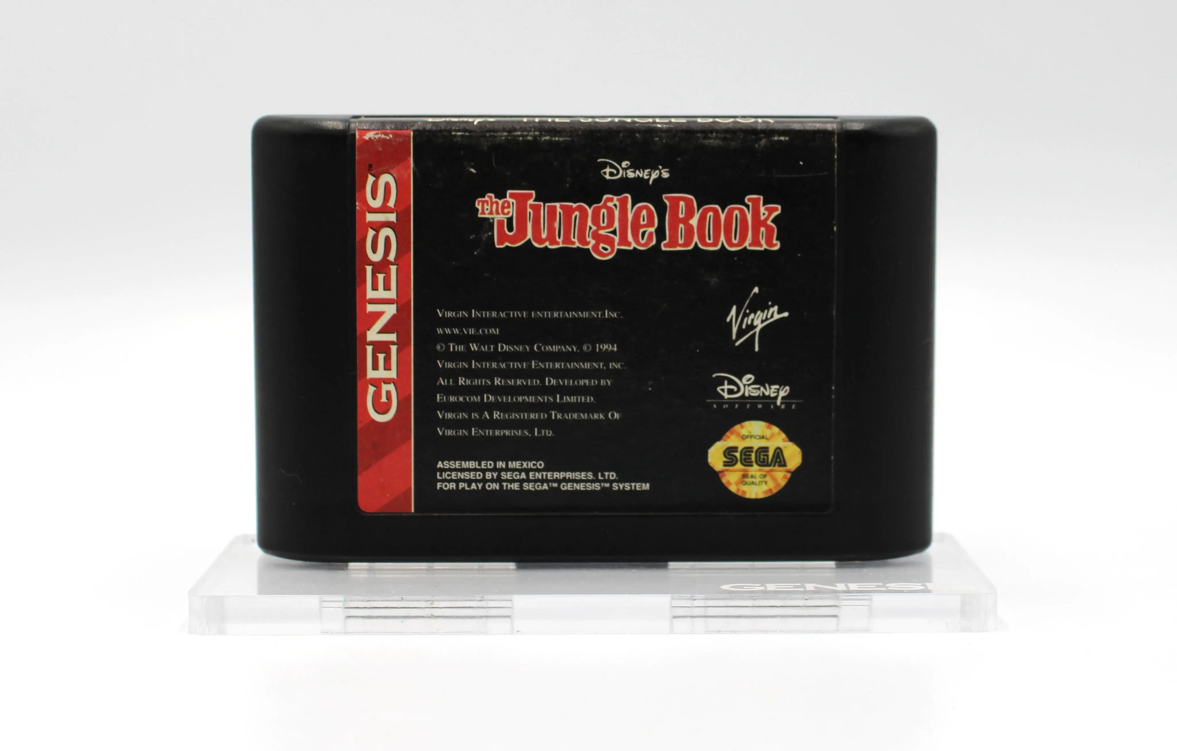 Disney's The Jungle Book (Sega Genesis, 1994) Authentic Game Cartridge, Cleaned!