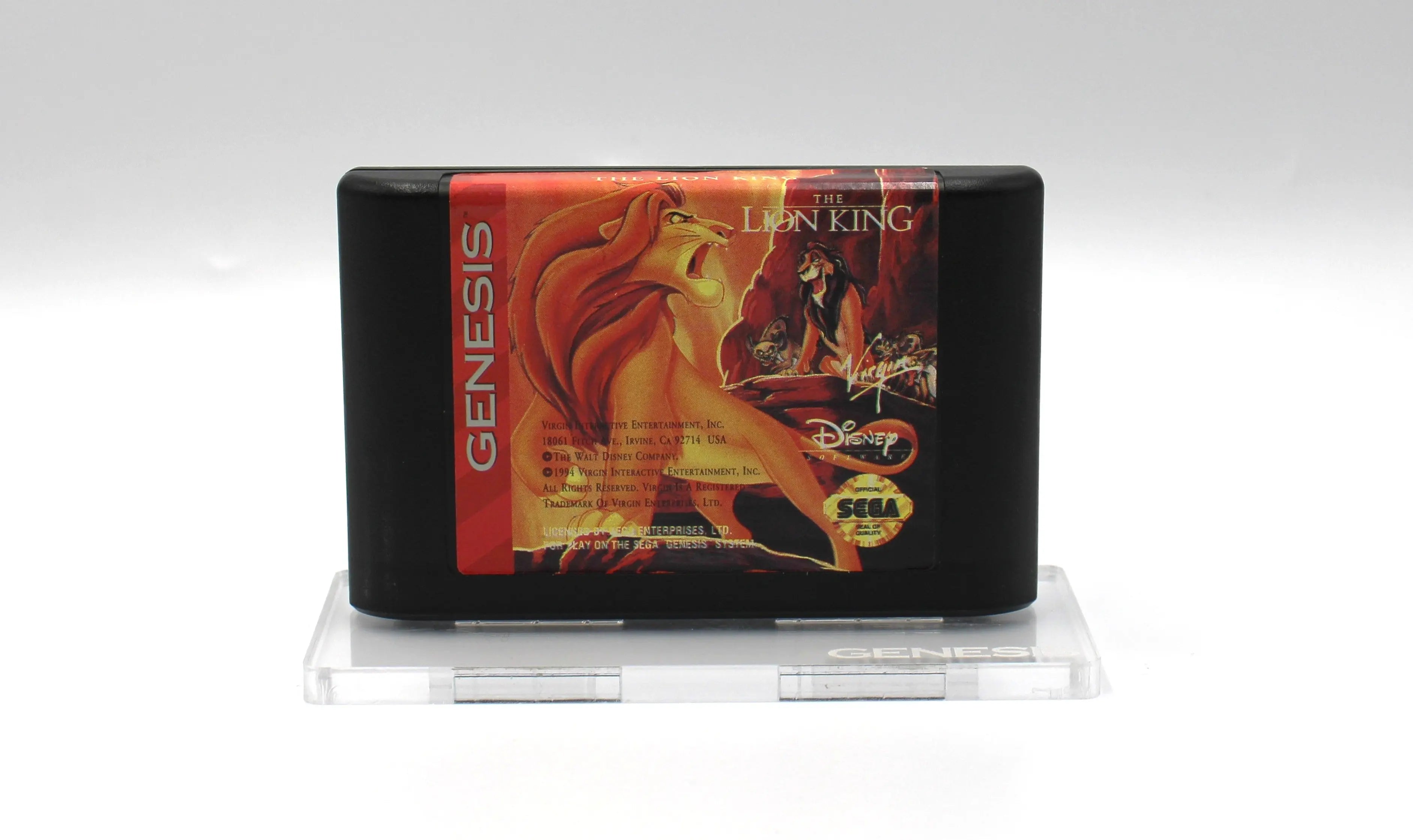 Shop for an authentic copy online of The Lion King CIB with manual for Sega Genesis. See picture of game cartridge front label.