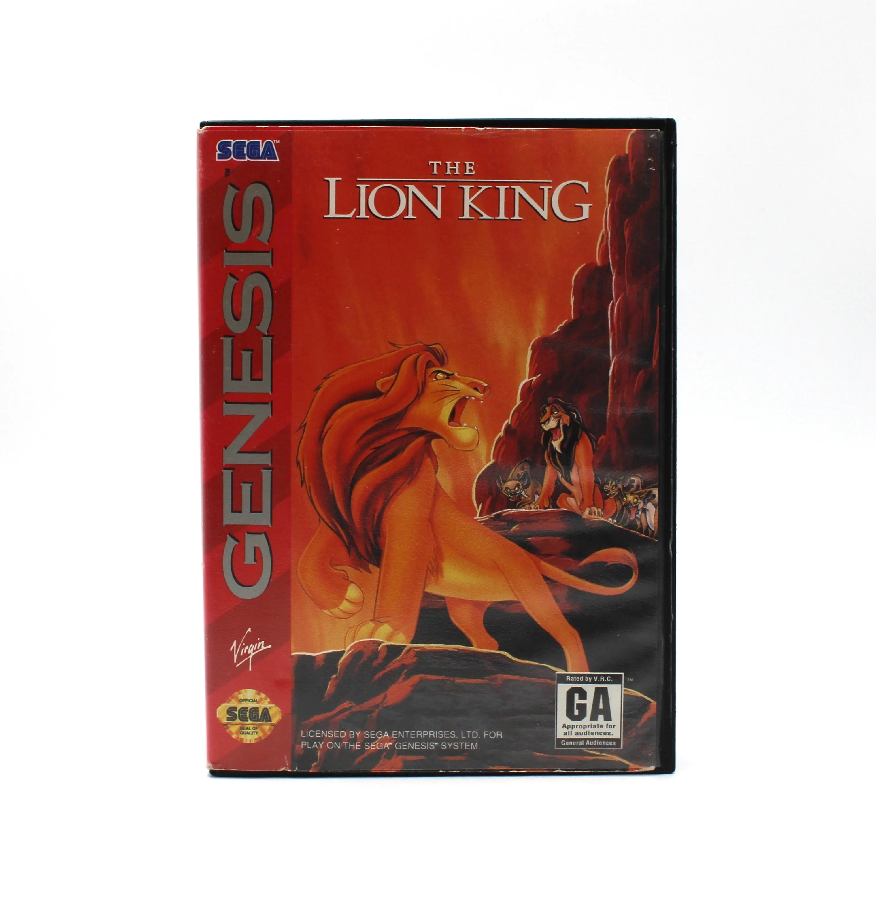 Shop for an authentic copy online of The Lion King CIB with manual for Sega Genesis. See picture of front of case artwork cover.