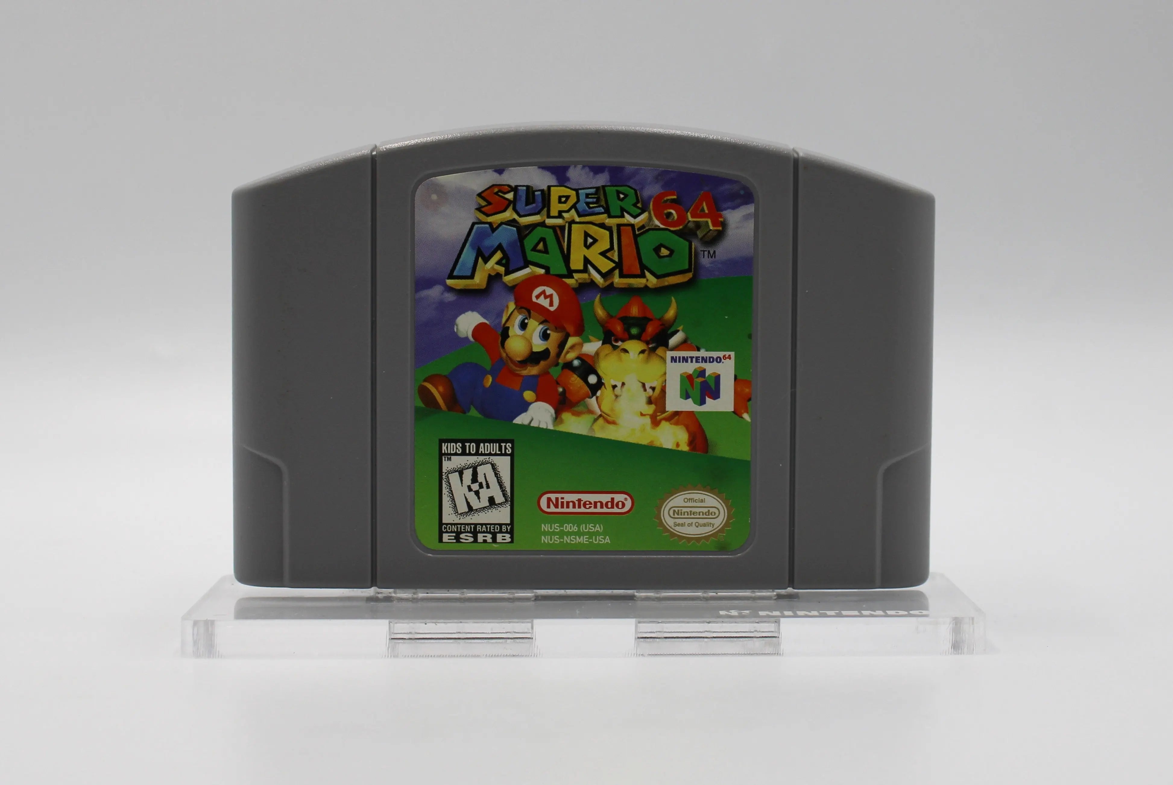 Super Mario 64 (Nintendo 64, N64, 1996) Authentic Game Cartridge shop at videogamegemvault.com