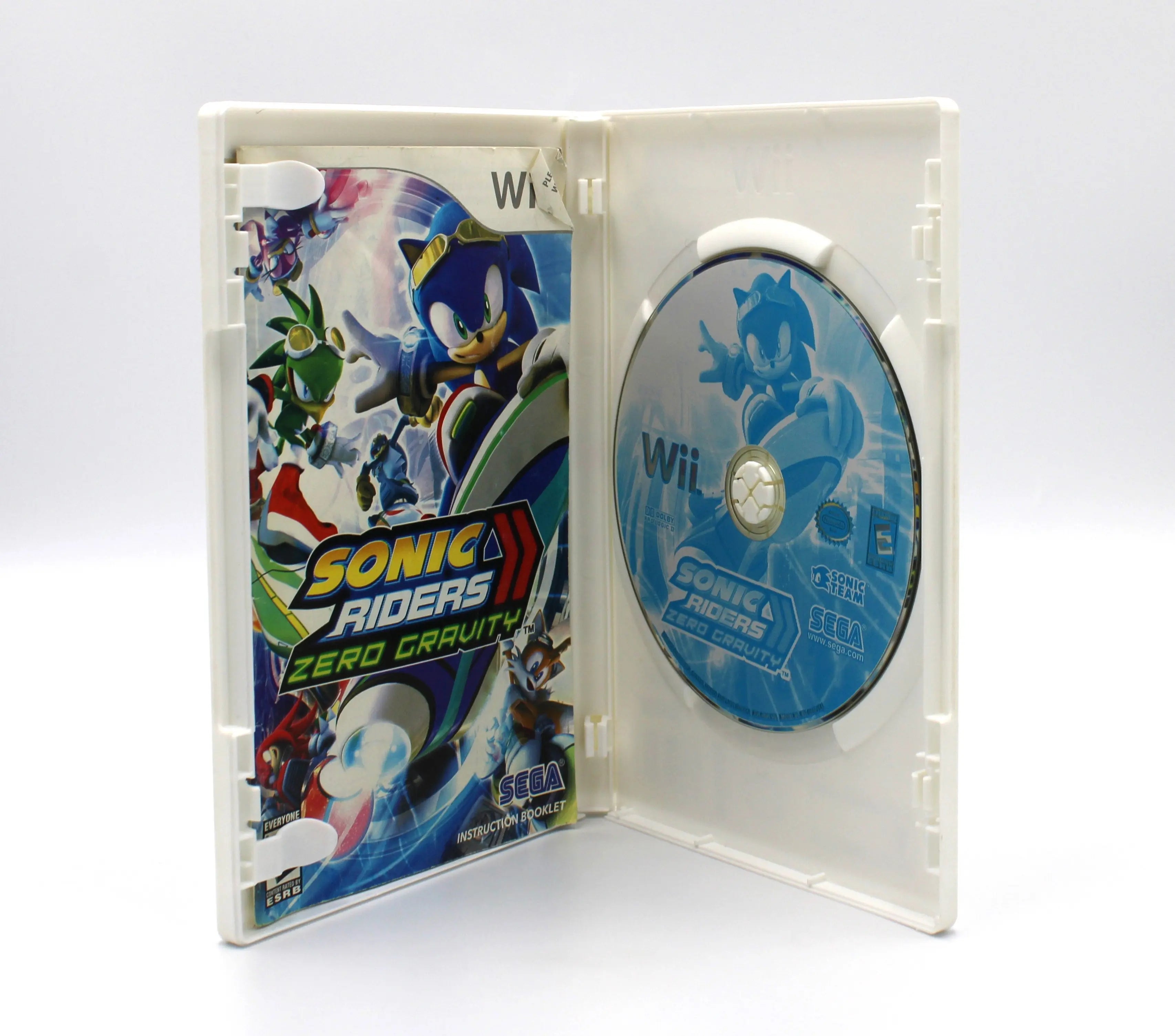 Sonic Riders: Zero Gravity (Nintendo Wii, 2008) CIB + Manual! [Wear]