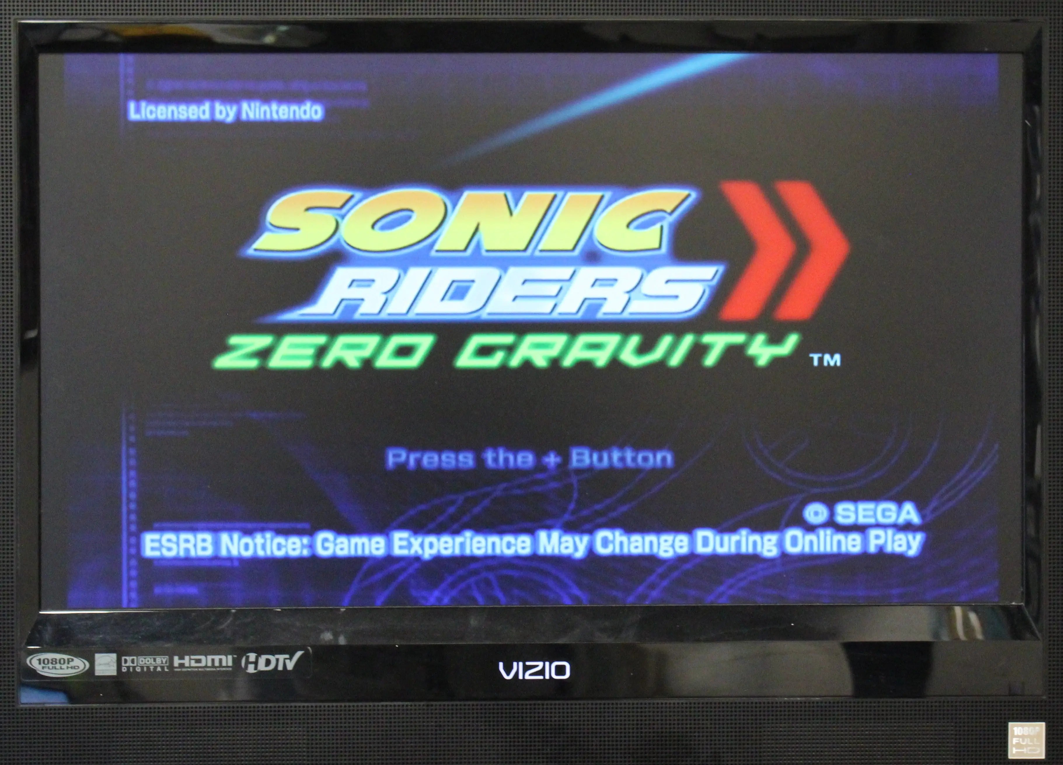 Sonic Riders: Zero Gravity (Nintendo Wii, 2008) CIB + Manual! [Wear]