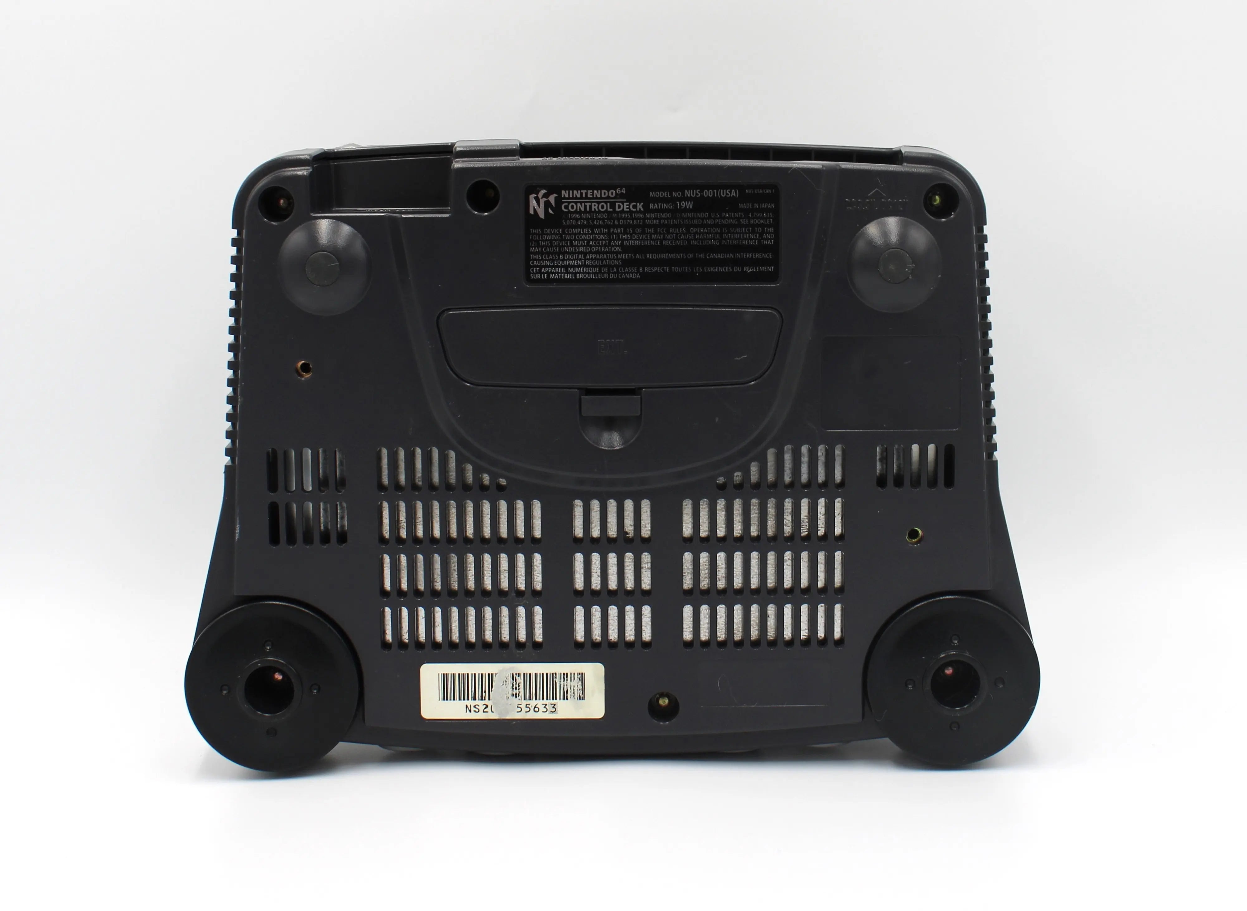 Refurbished Nintendo 64 (N64) Charcoal Grey Console Bundle W/Cables & Controller at videogamegemvault.com