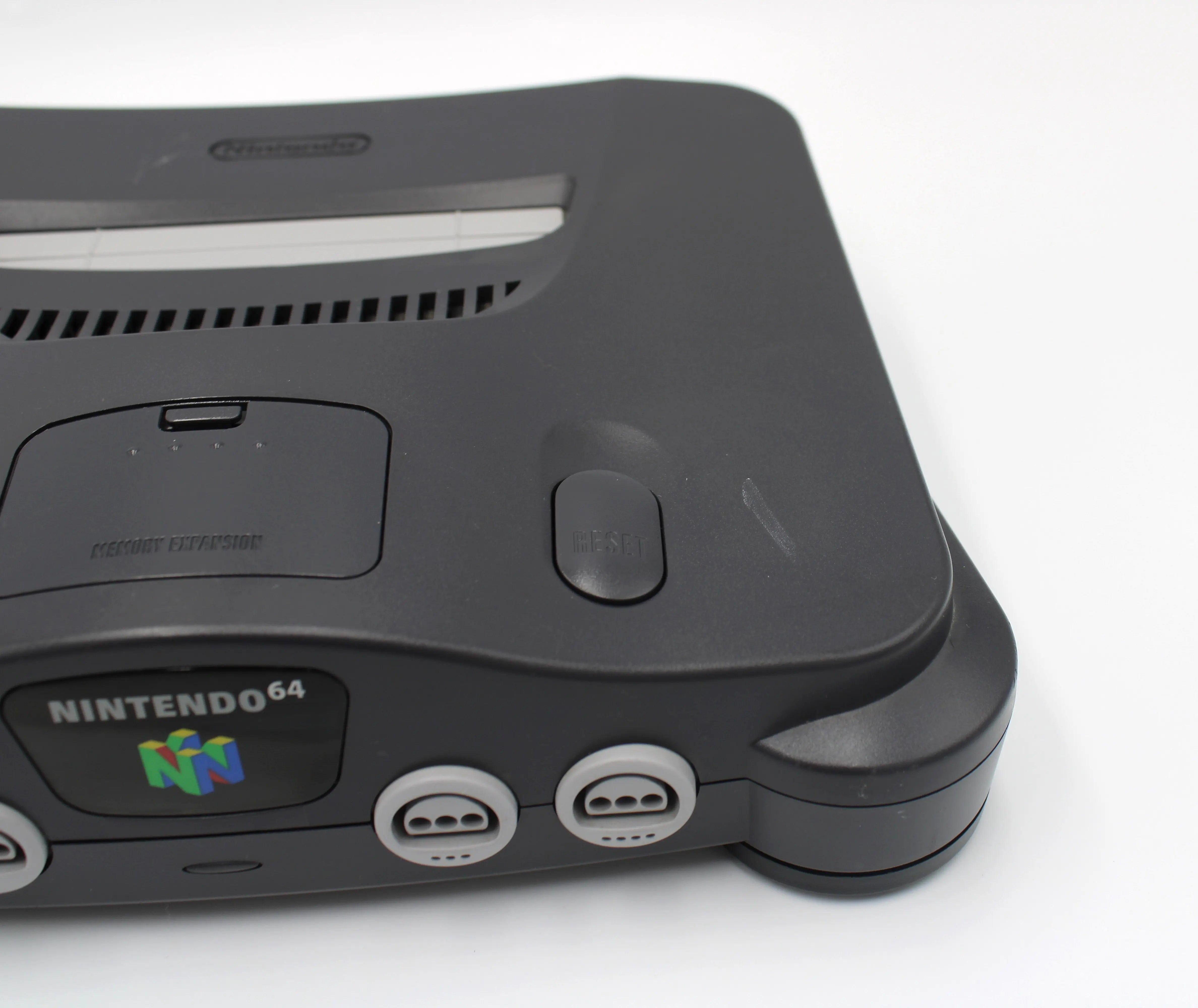 Refurbished Nintendo 64 (N64) Charcoal Grey Console Bundle W/Cables & Controller