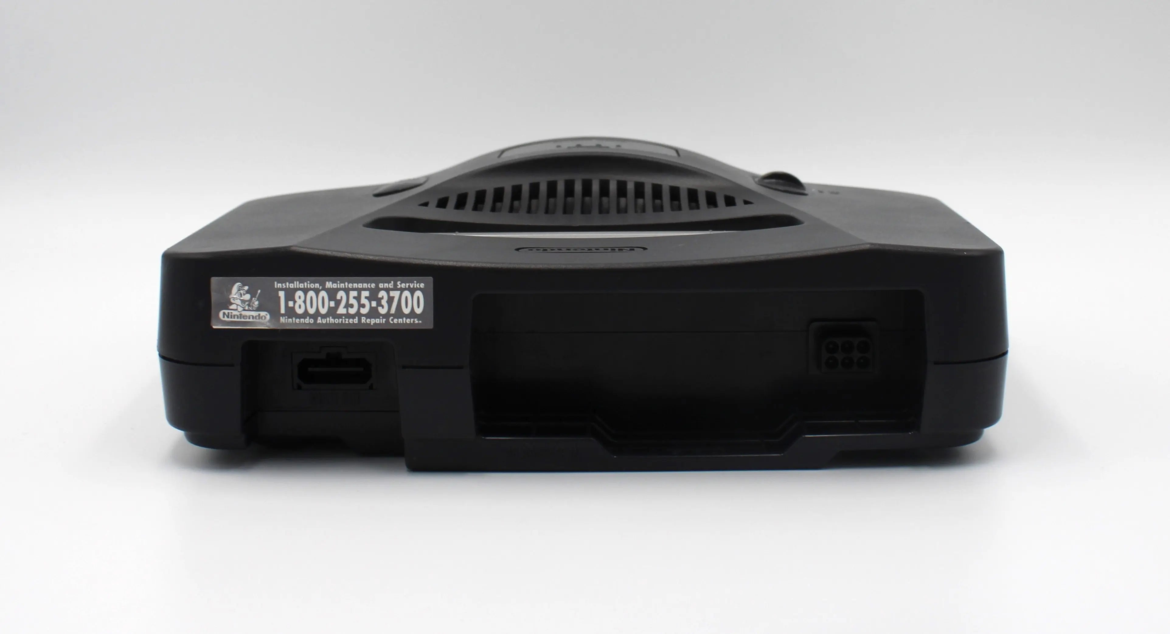 Refurbished Nintendo 64 (N64) Charcoal Grey Console Bundle W/Cables & Controller at videogamegemvault.com