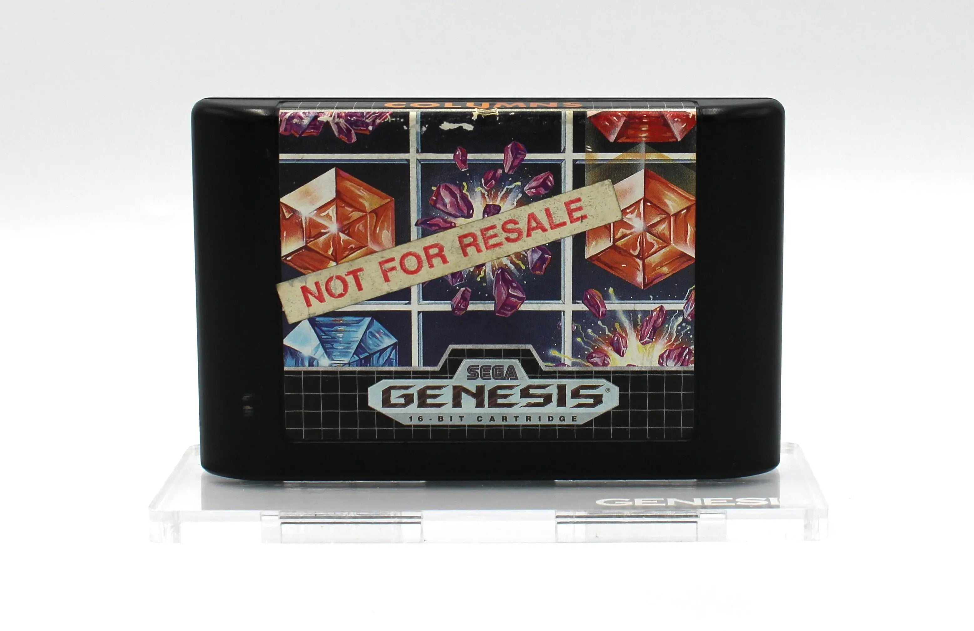 Columns - Not For Resale Variant (Sega Genesis, 1990) Authentic Game Cartridge