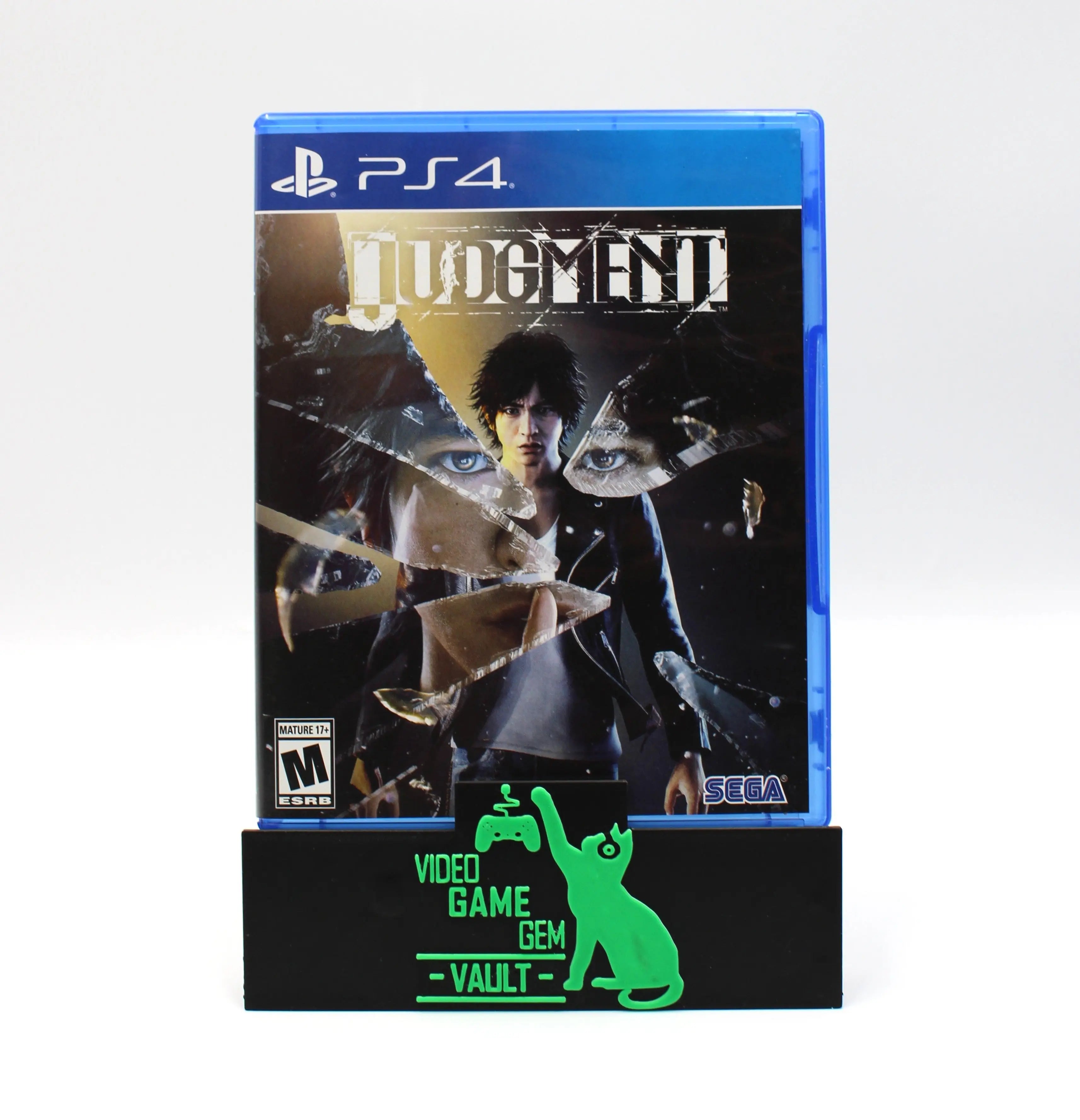 Judgment (PlayStation 4, PS4, 2019) CIB + Sticker!
