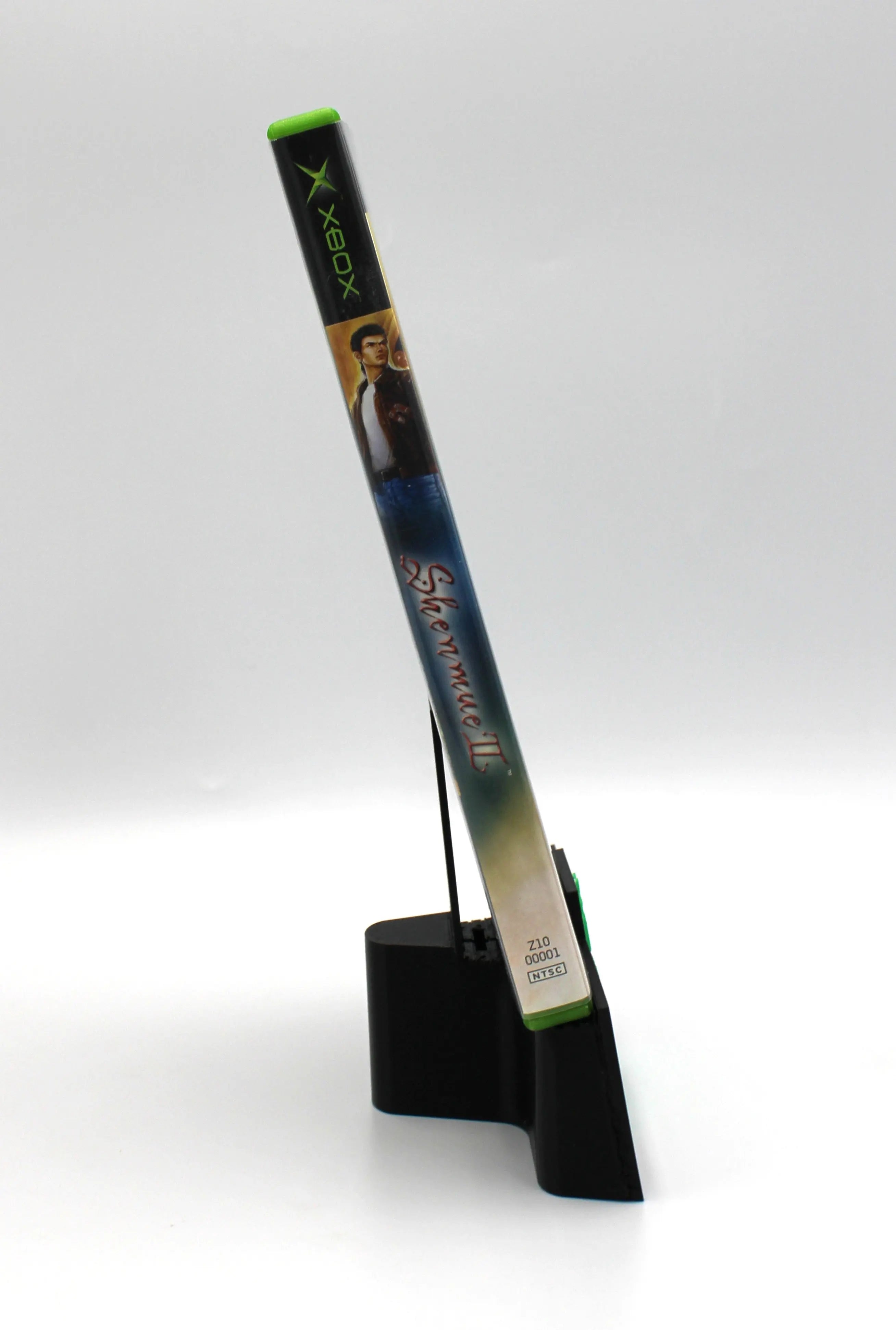 Spine view of Shenmue II for Microsoft Xbox Original NTSC-U game case, showing title text and case alignment.