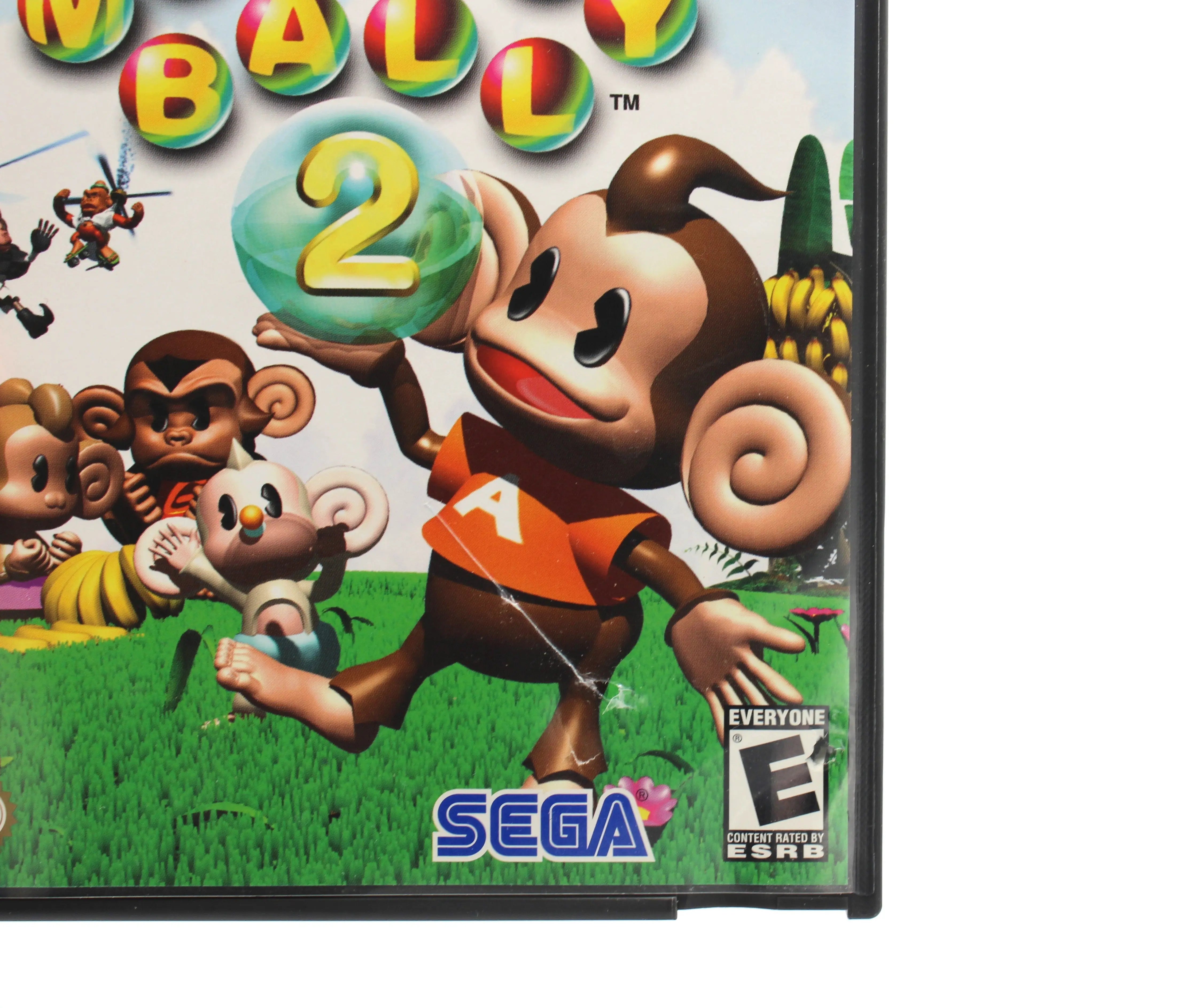 For sale is Super Monkey Ball 2 for Nintendo GameCube. CIB, Complete in Box. Player's Choice version. See picture of small slit tear to bottom right of front artwork.