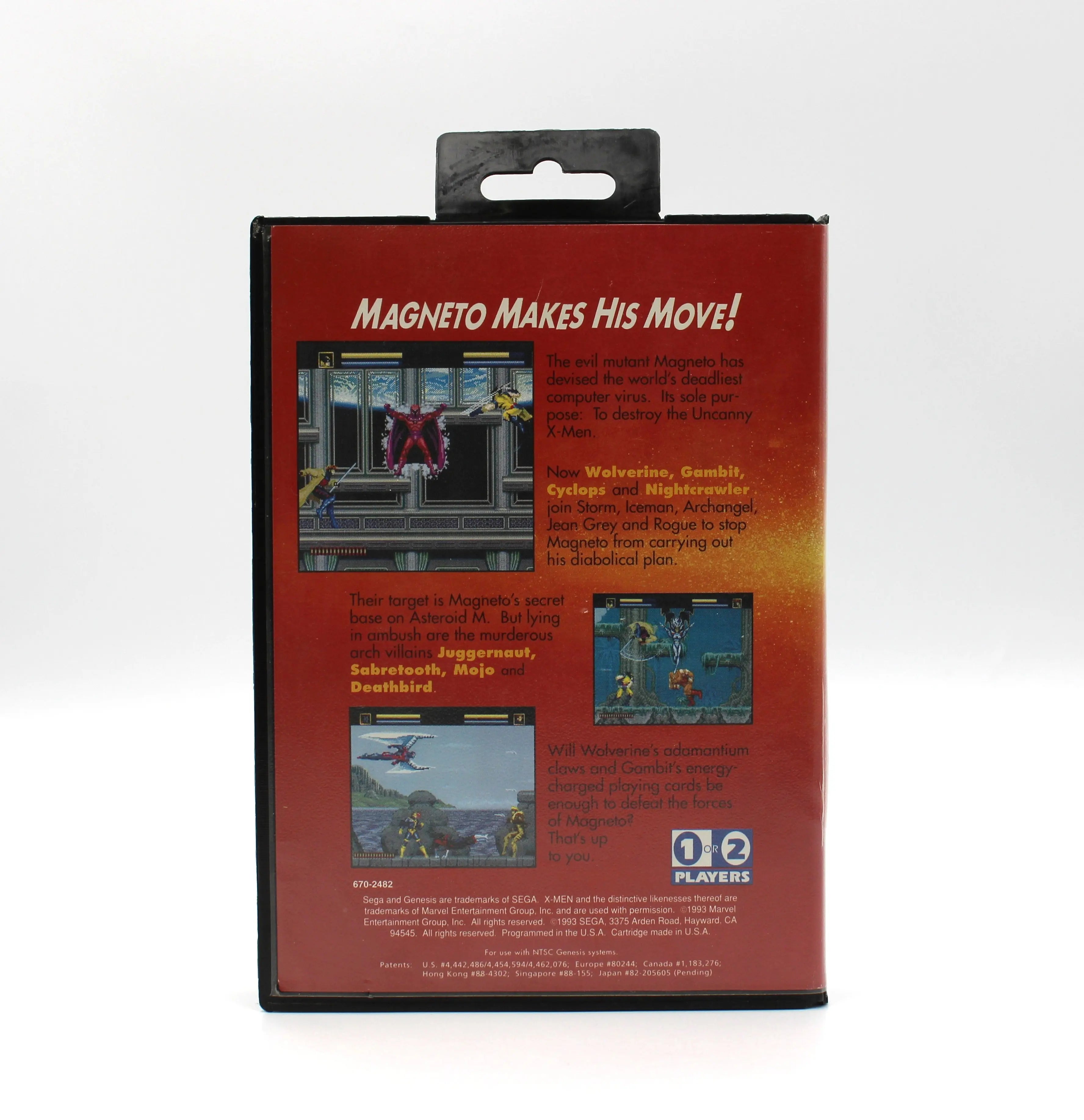 For sale online at video gamegemvailt.com is a refurbished copy of X-Men on Sega Genesis with case, artwork, and manual. See back of case.