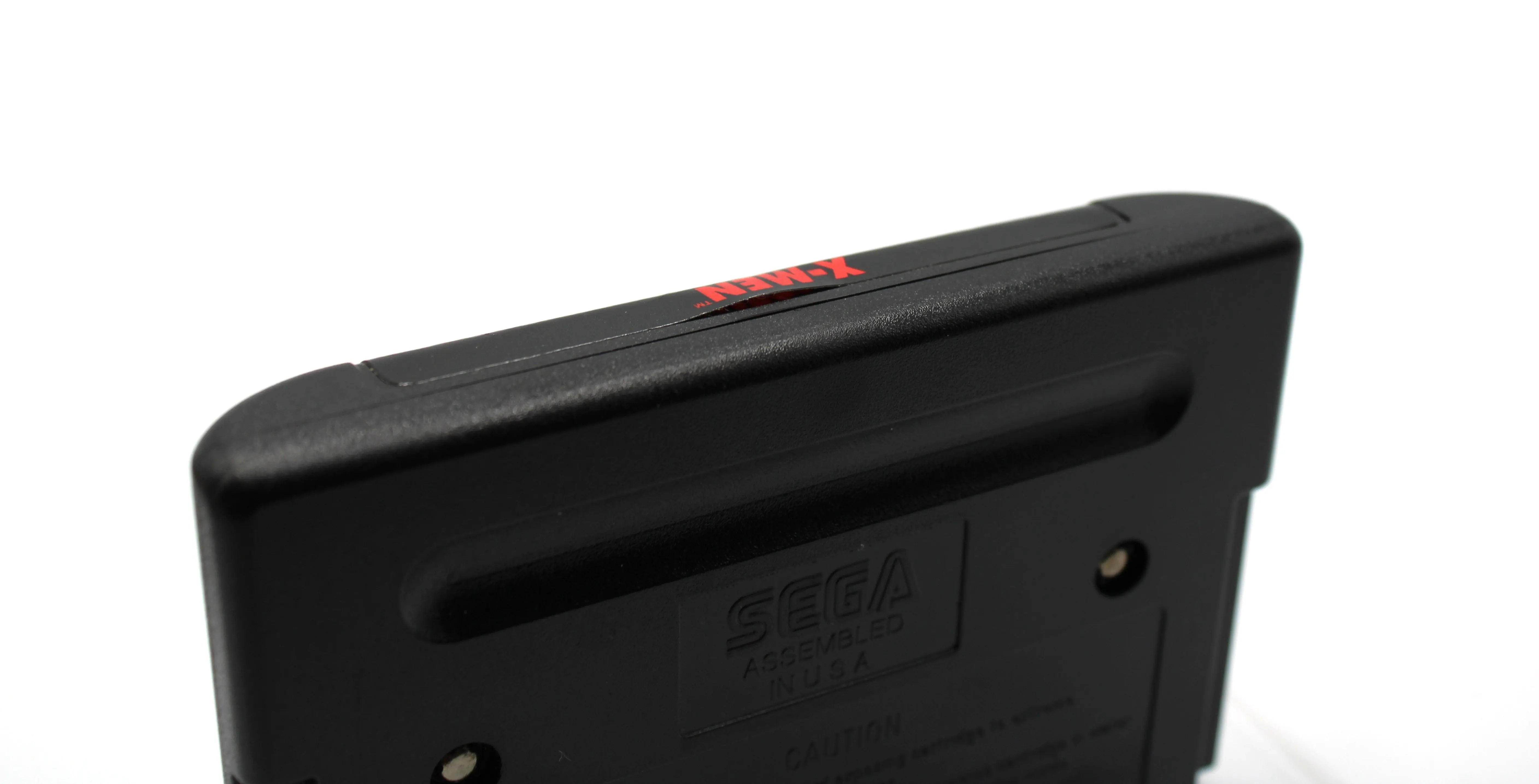 For sale online at video gamegemvailt.com is a refurbished copy of X-Men on Sega Genesis with case, artwork, and manual. See very minor label peel to the top