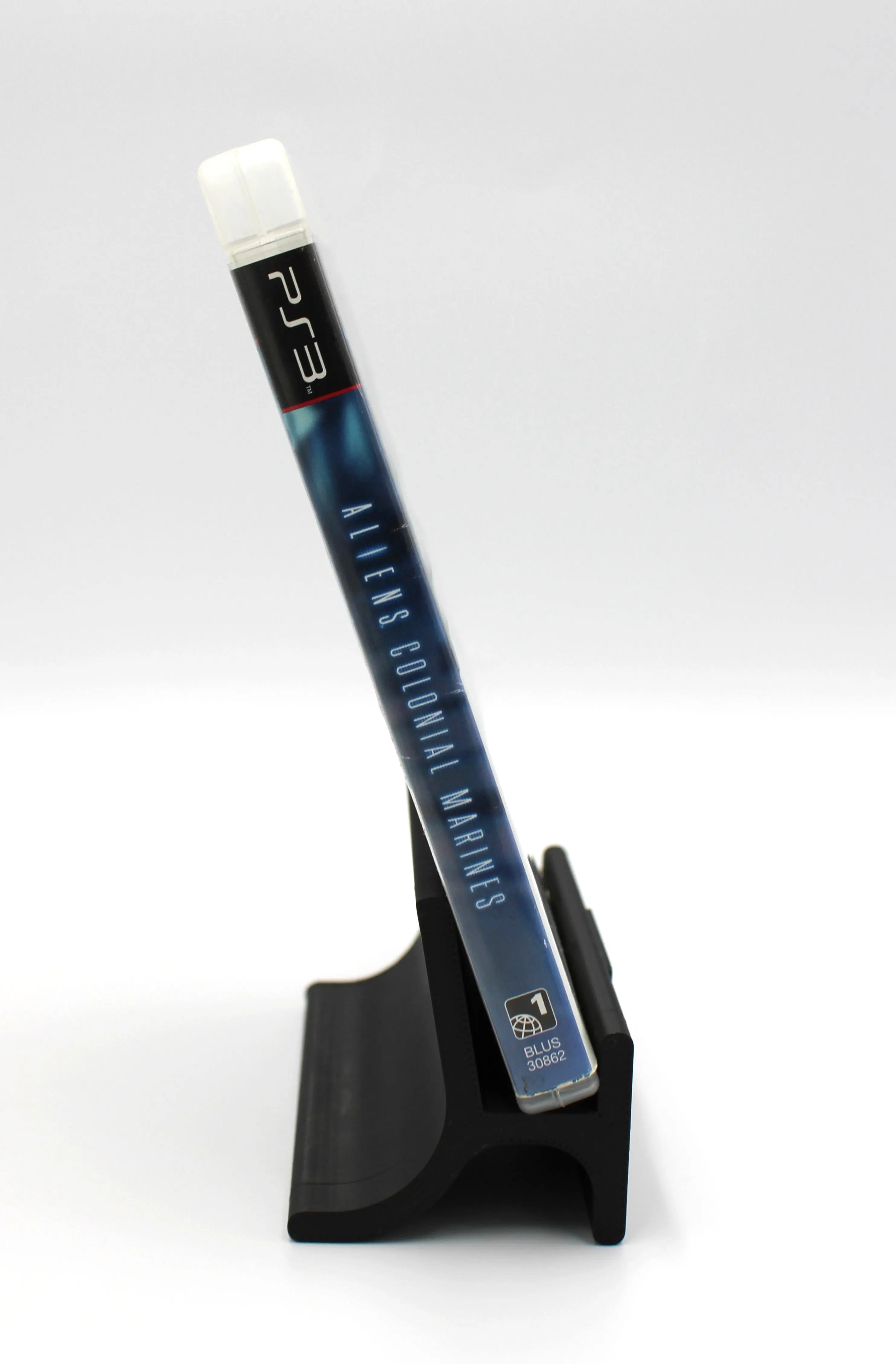 Spine shot of Aliens: Colonial Marines for Sony PlayStation 3 PS3 – CIB with manual (2013) NTSC‑U, showing vertical title text, platform logo, and publisher insignia.