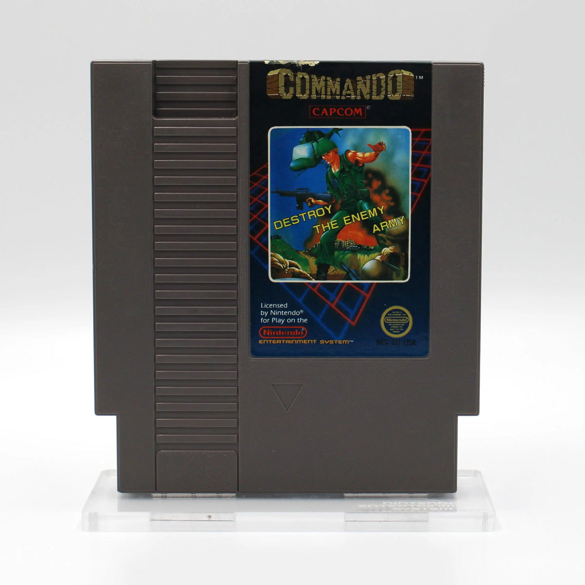 Commando for the Nintendo NES [5-Screw] – Video Game Gem Vault
