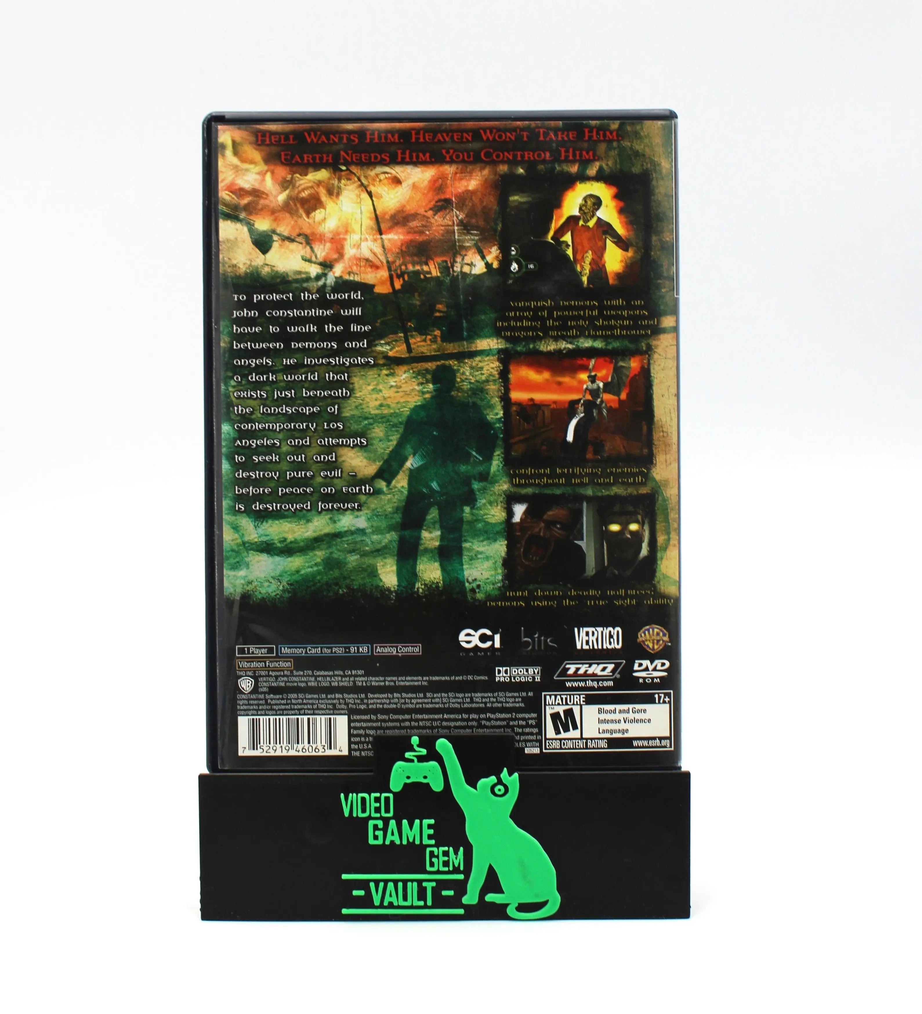 Constantine (Sony PlayStation 2, PS2, 2005) CIB + Manual! - Video