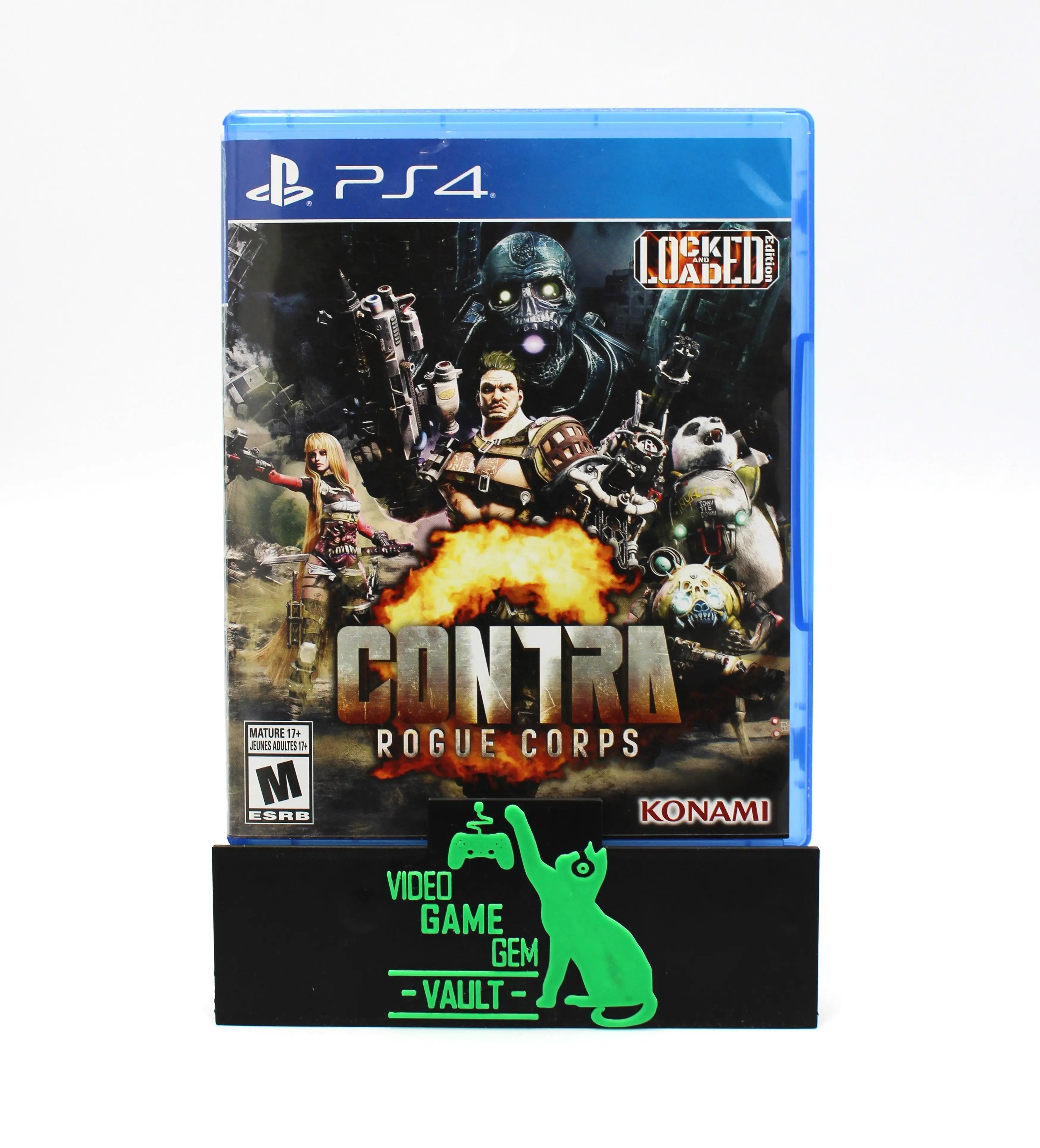 For sale online is Contra Rogue Corps for Sony PlayStation 4, CIB. See picture of front of OEM case.