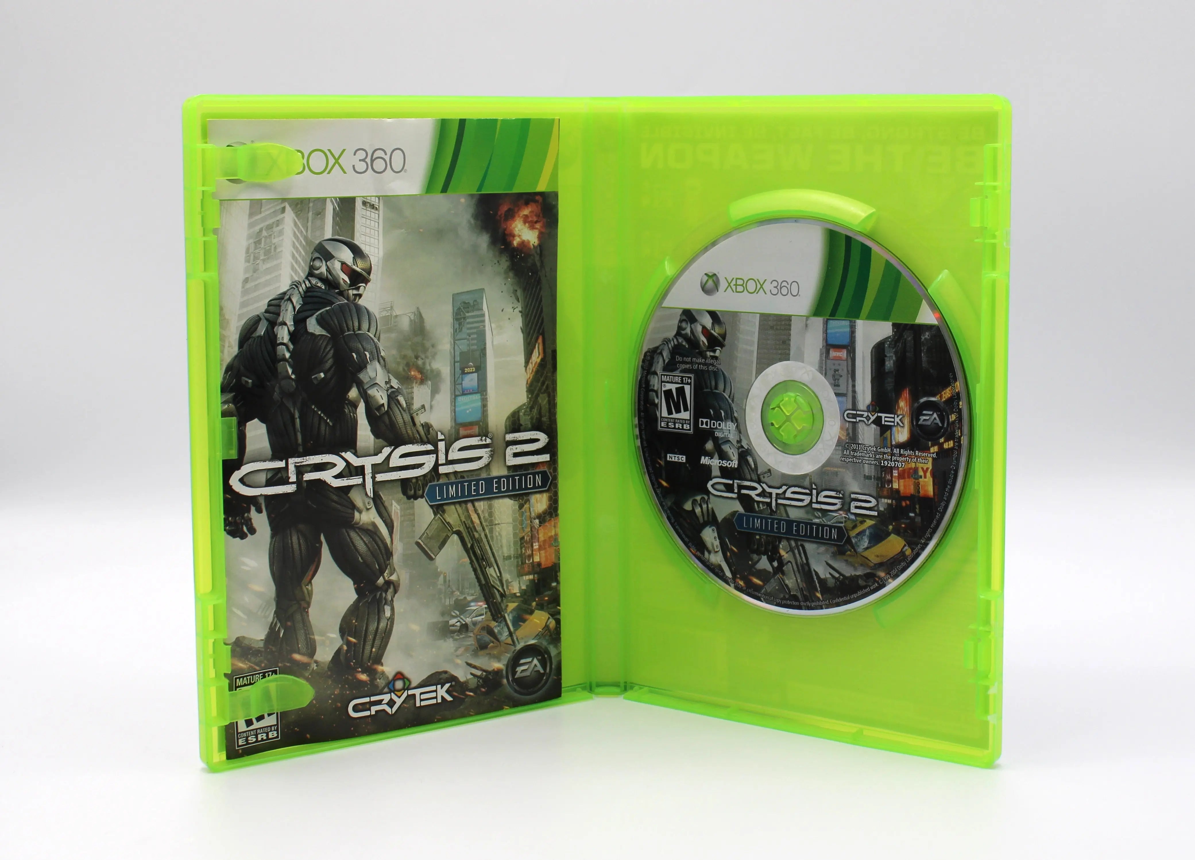 Crysis 2: Limited Edition (Microsoft Xbox 360, 2011) CIB + Manual