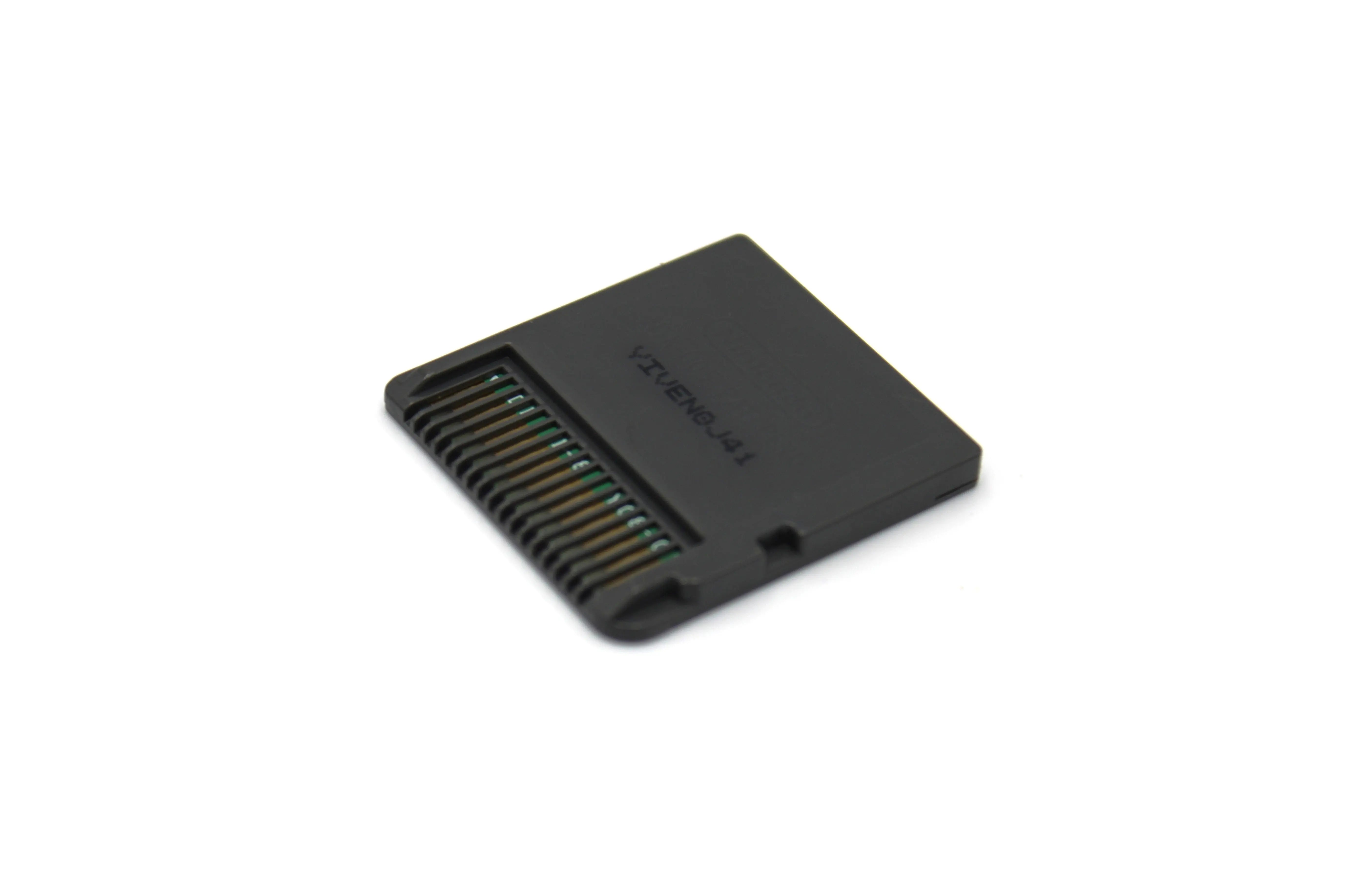 Angled rear view of the authentic Dragon Quest IV: Chapters of the Chosen Nintendo DS cartridge – NTSC‑U (2008), displaying the serial code and Nintendo imprint.