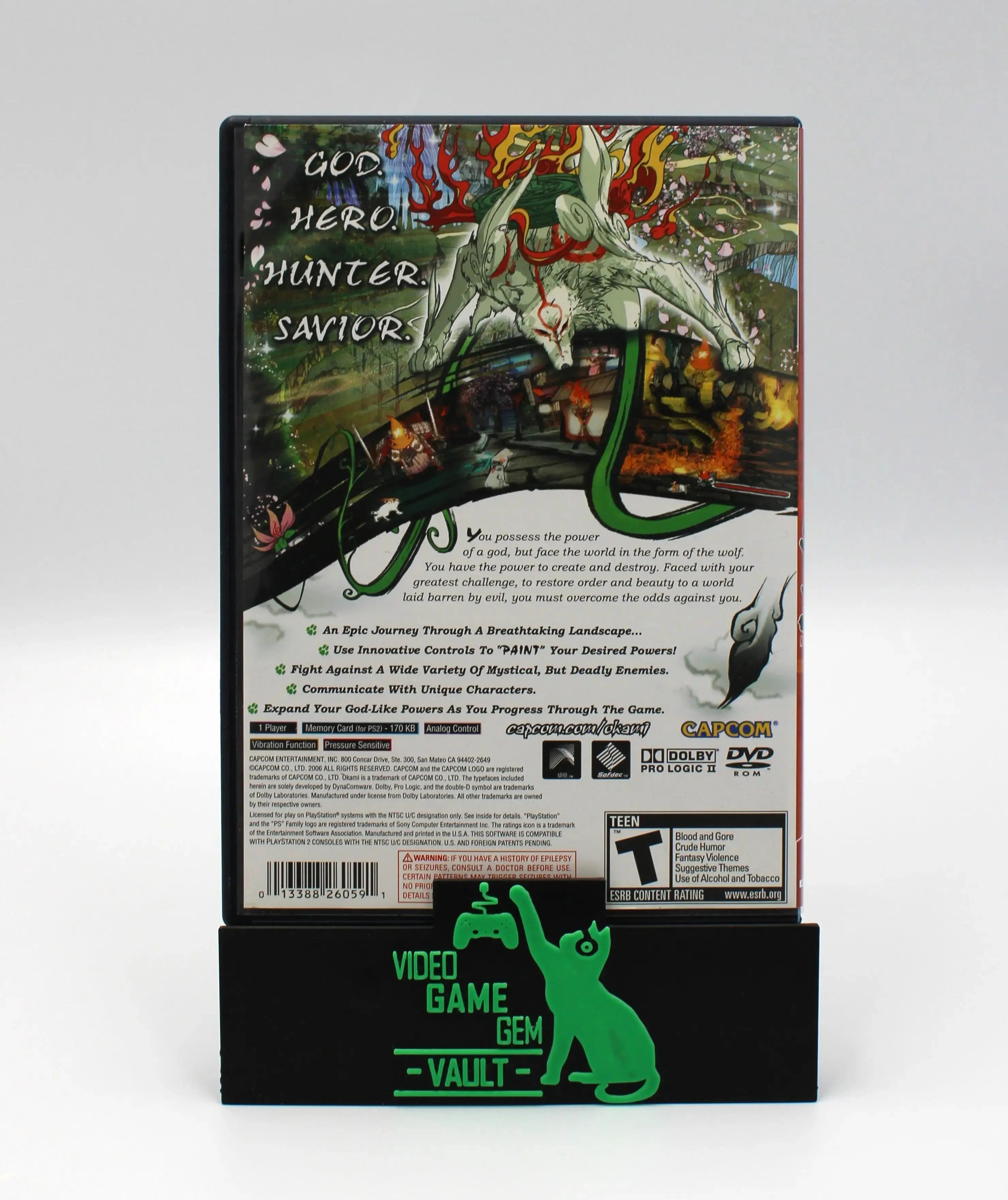 Okami (PlayStation 2, PS2, 2006) CIB + Manual [Greatest Hits