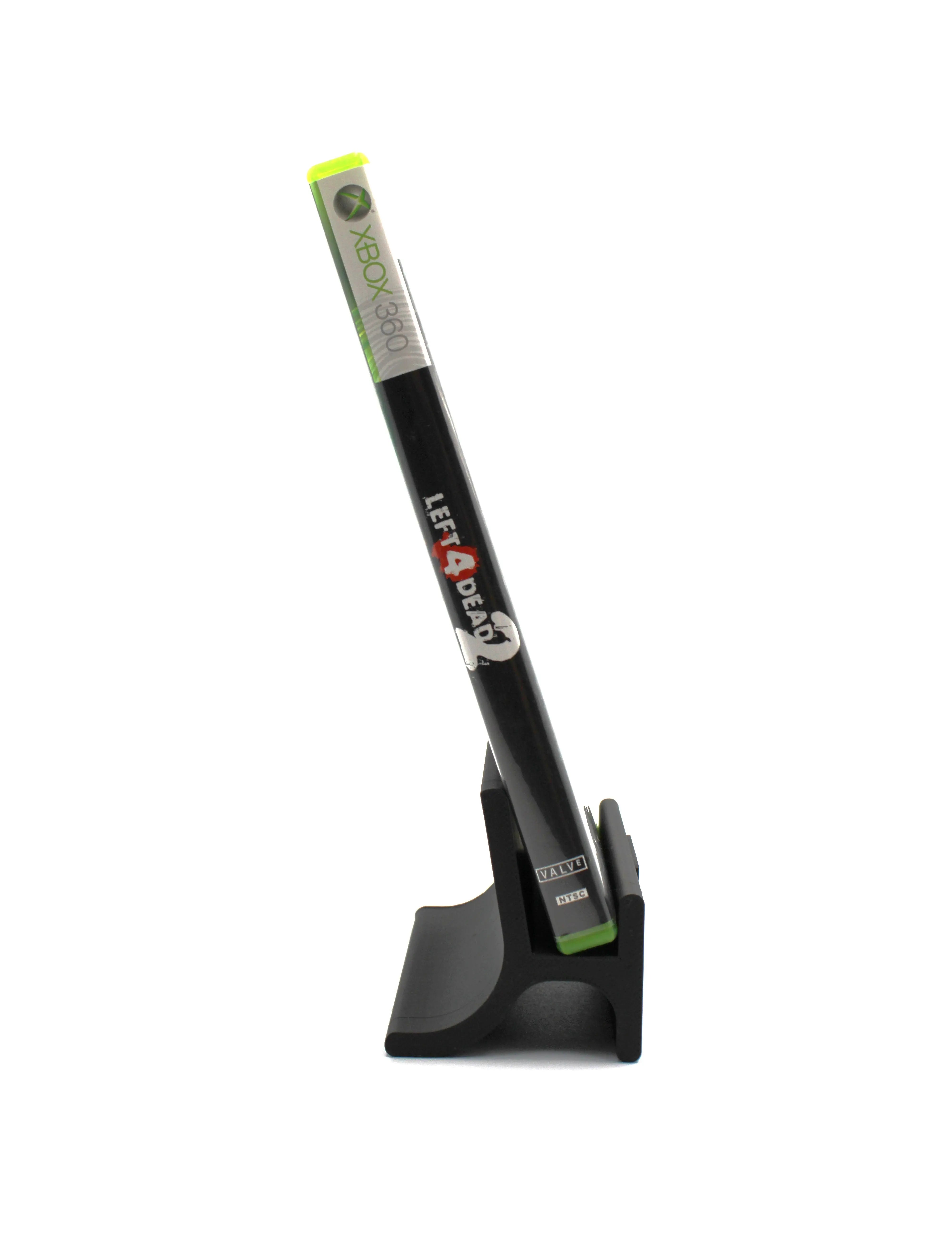 Spine view of Left 4 Dead 2 for Microsoft Xbox 360 NTSC-U (2009) OEM black label CIB zombie video game. Clear readable text on the spine shown against a white background.