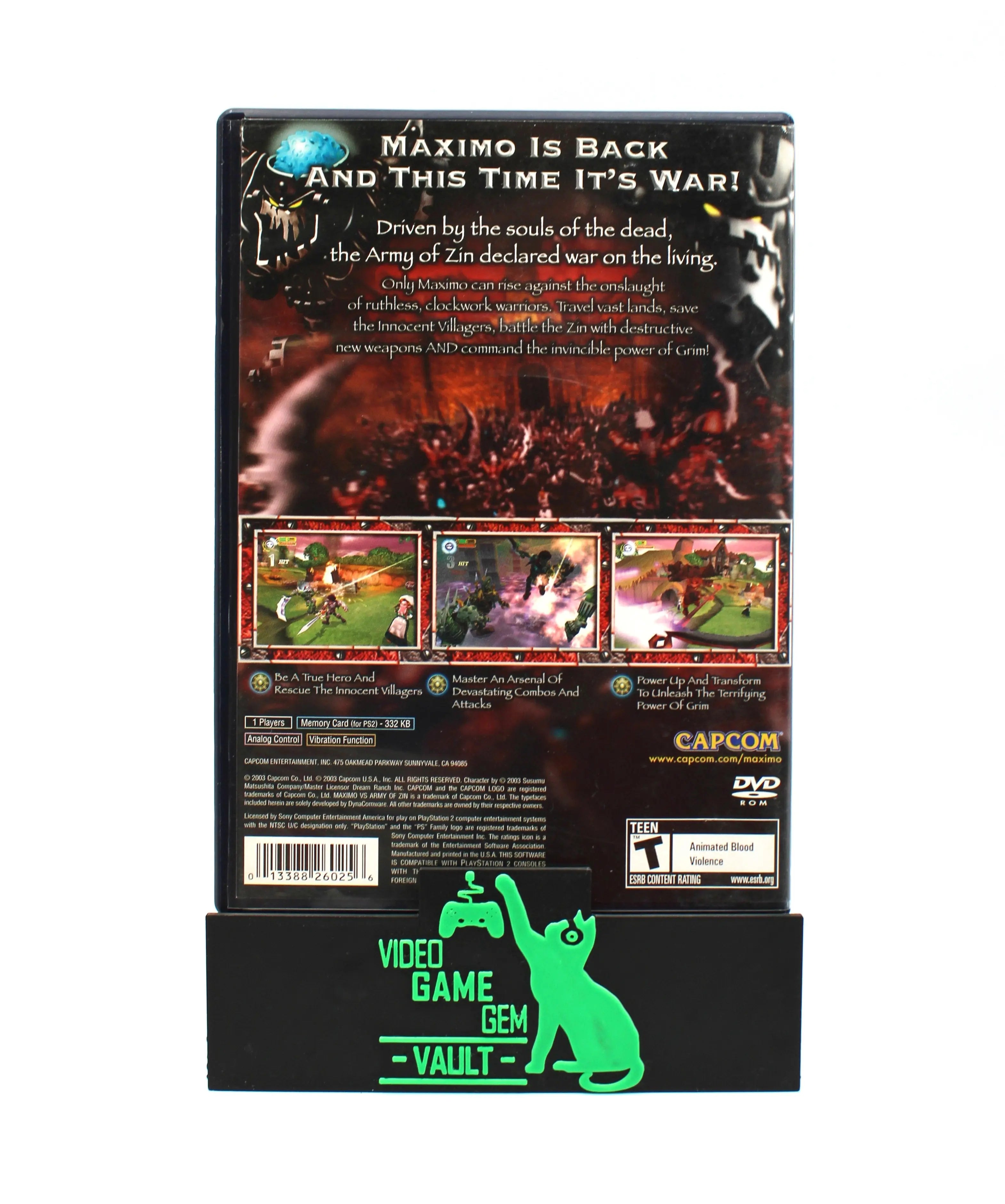 Maximo vs The Army of Zin (Sony PlayStation 2, PS2, 2004) CIB + Manual!