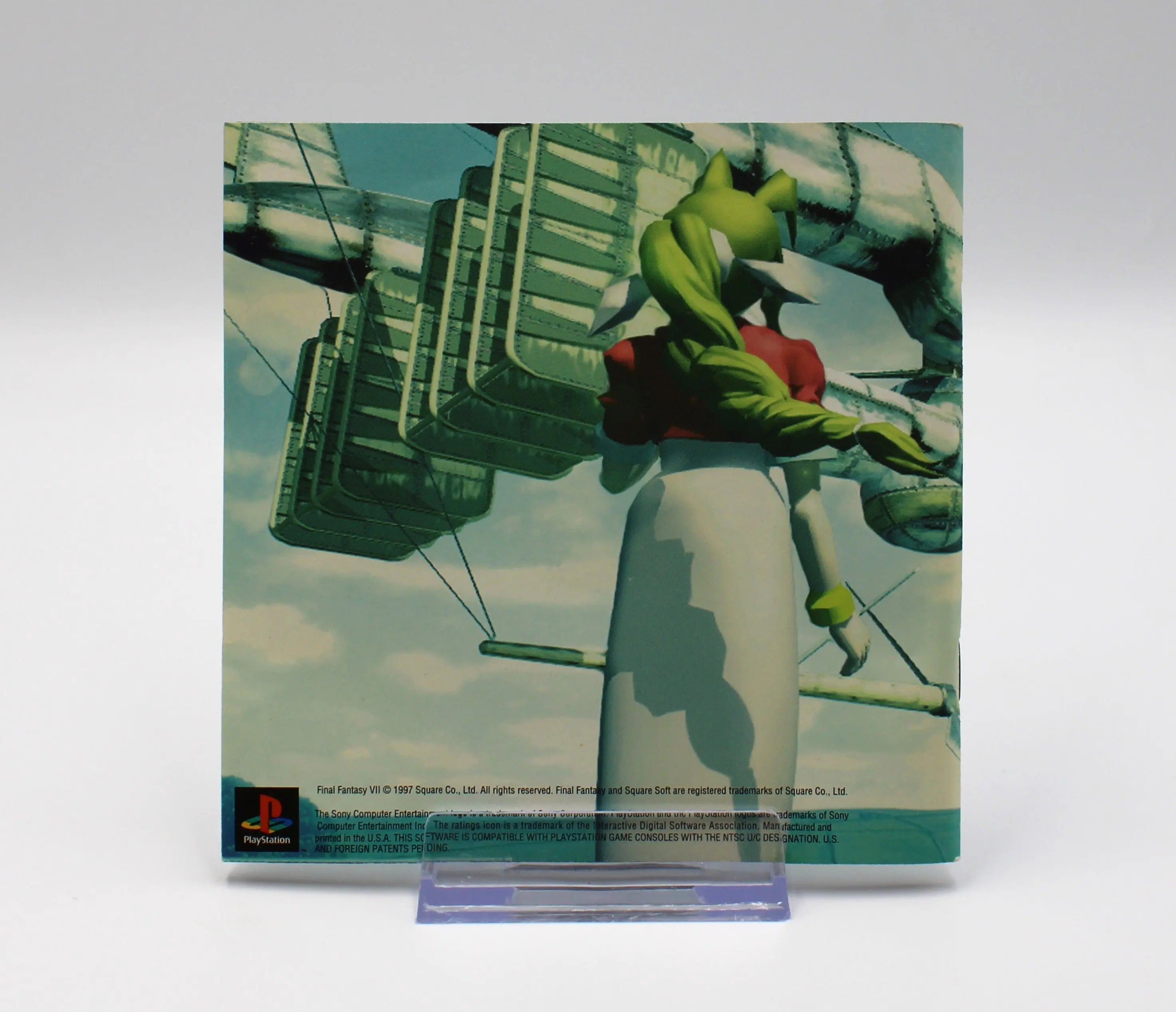 For sale is Final Fantasy VII Misprint Variant on Sony PlayStation 1, PS1. CIB black label. See picture of OEM back of manual.