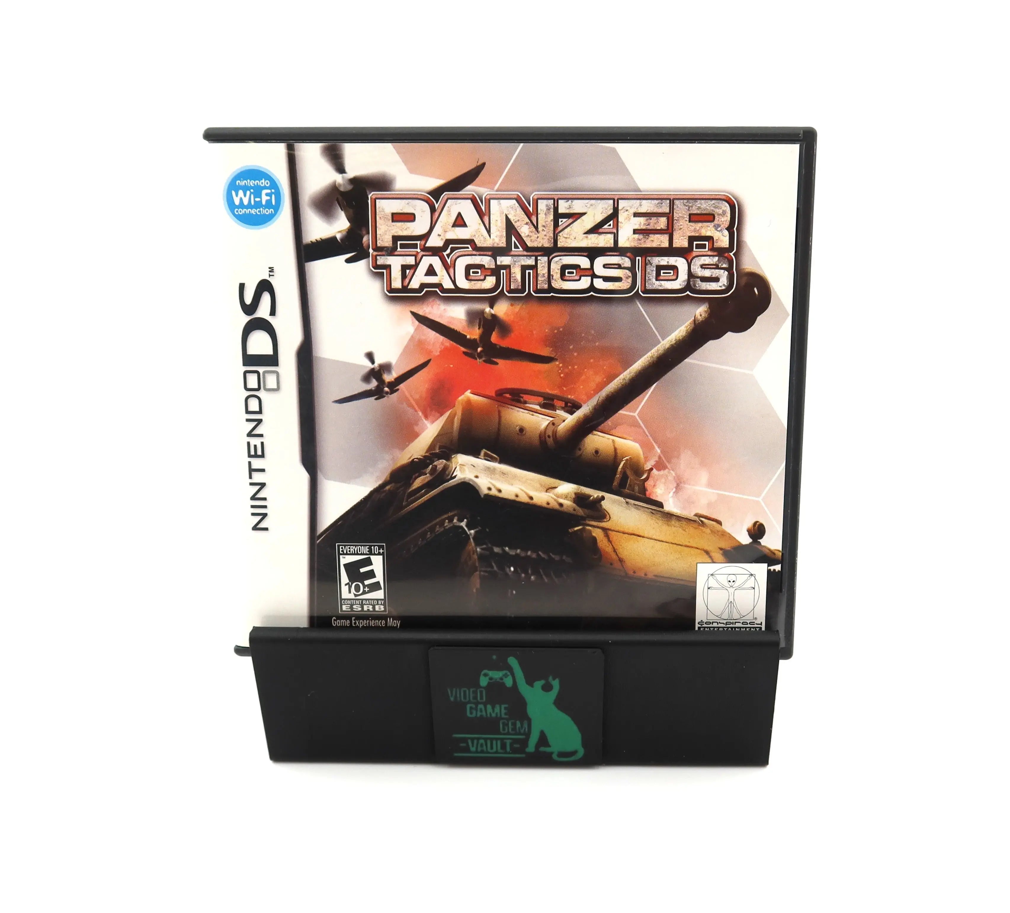 Front cover of Panzer Tactics DS for Nintendo DS (2007), authentic NTSC-U complete in box with manual.