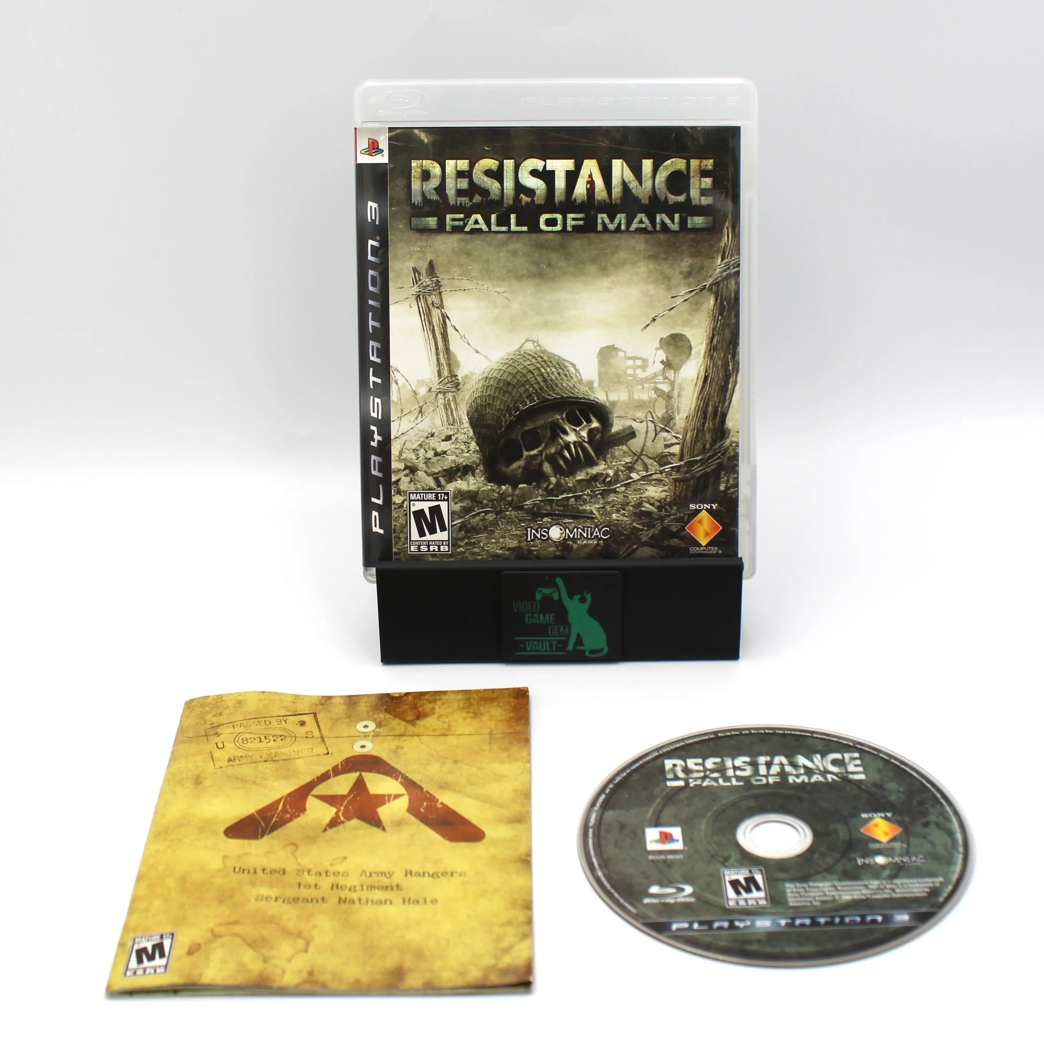Main image of Resistance: Fall of Man for Sony PlayStation 3 PS3 NTSC-U (2006) — Complete in Box (CIB) with inserts. Includes case, disc, and manual displayed clearly on a clean background.