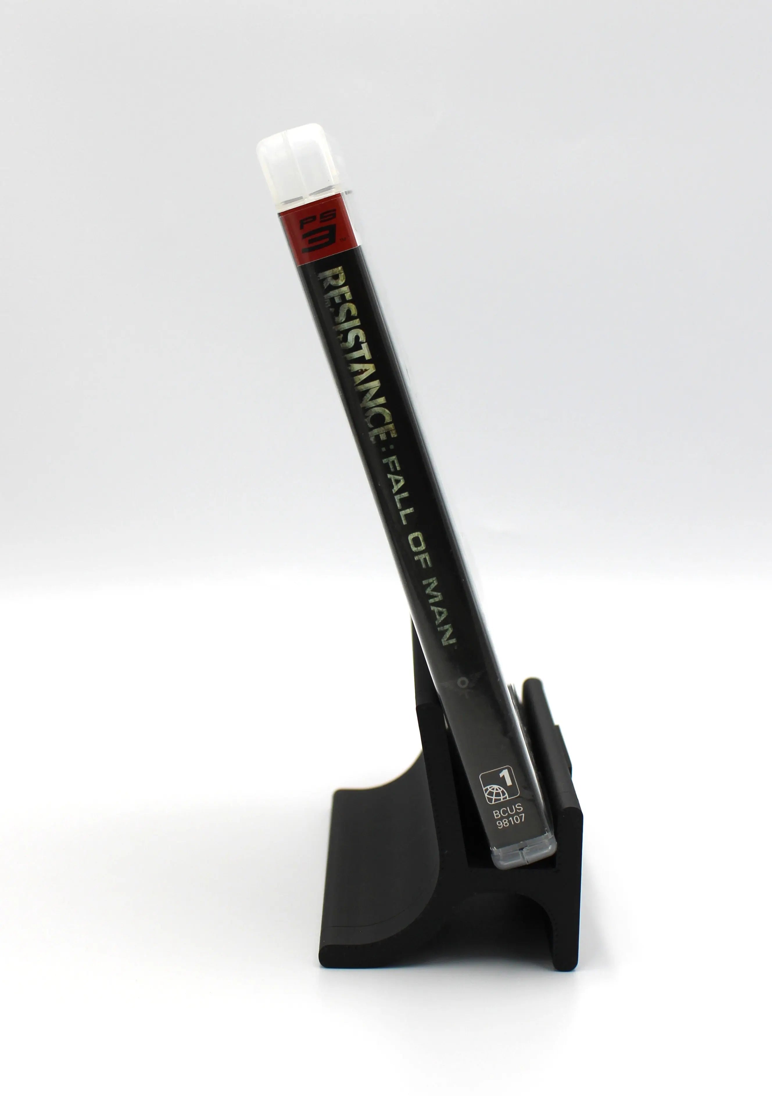 Spine view of Resistance: Fall of Man for PS3 NTSC-U, with bold title text for shelf display.