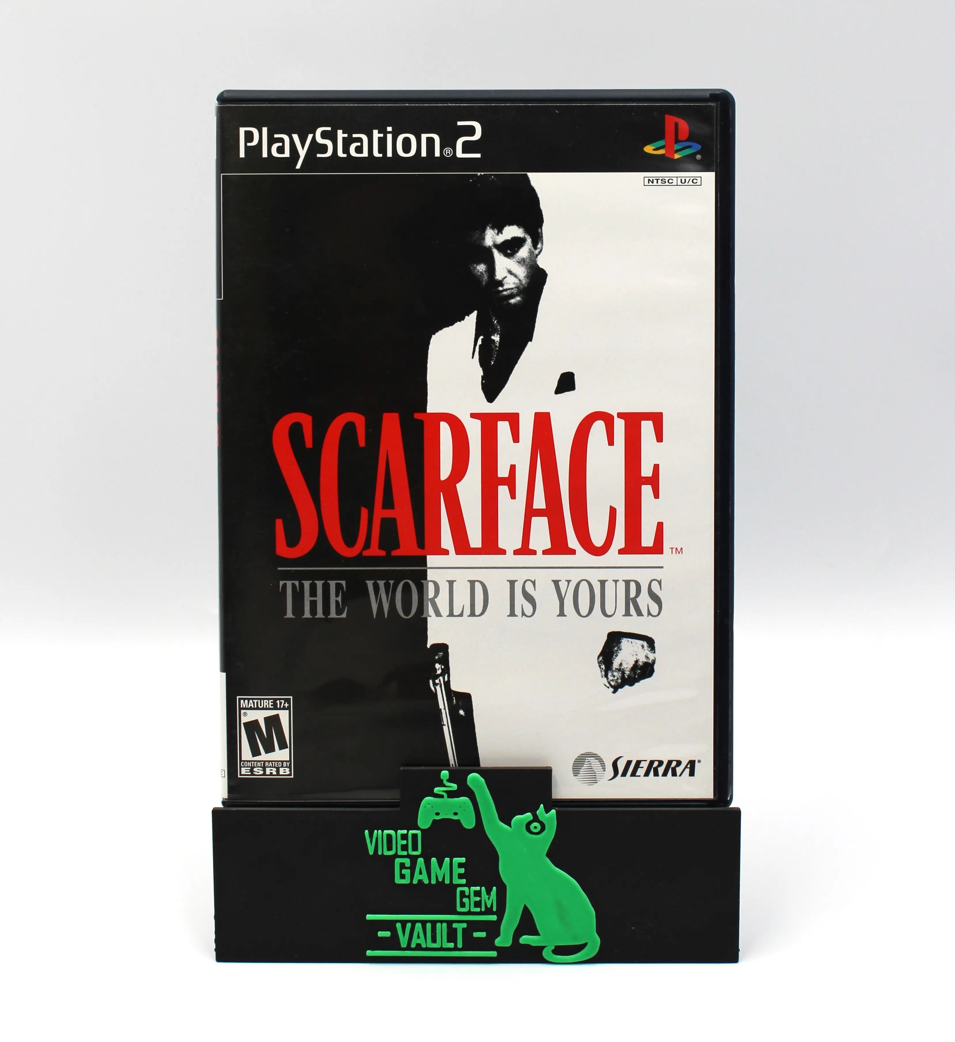 Features an NTSC-U black label game copy of Scarface The World Is Yours on the Sony PS2. CIB. See picture of front cover. Case and artwork are clean and intact.