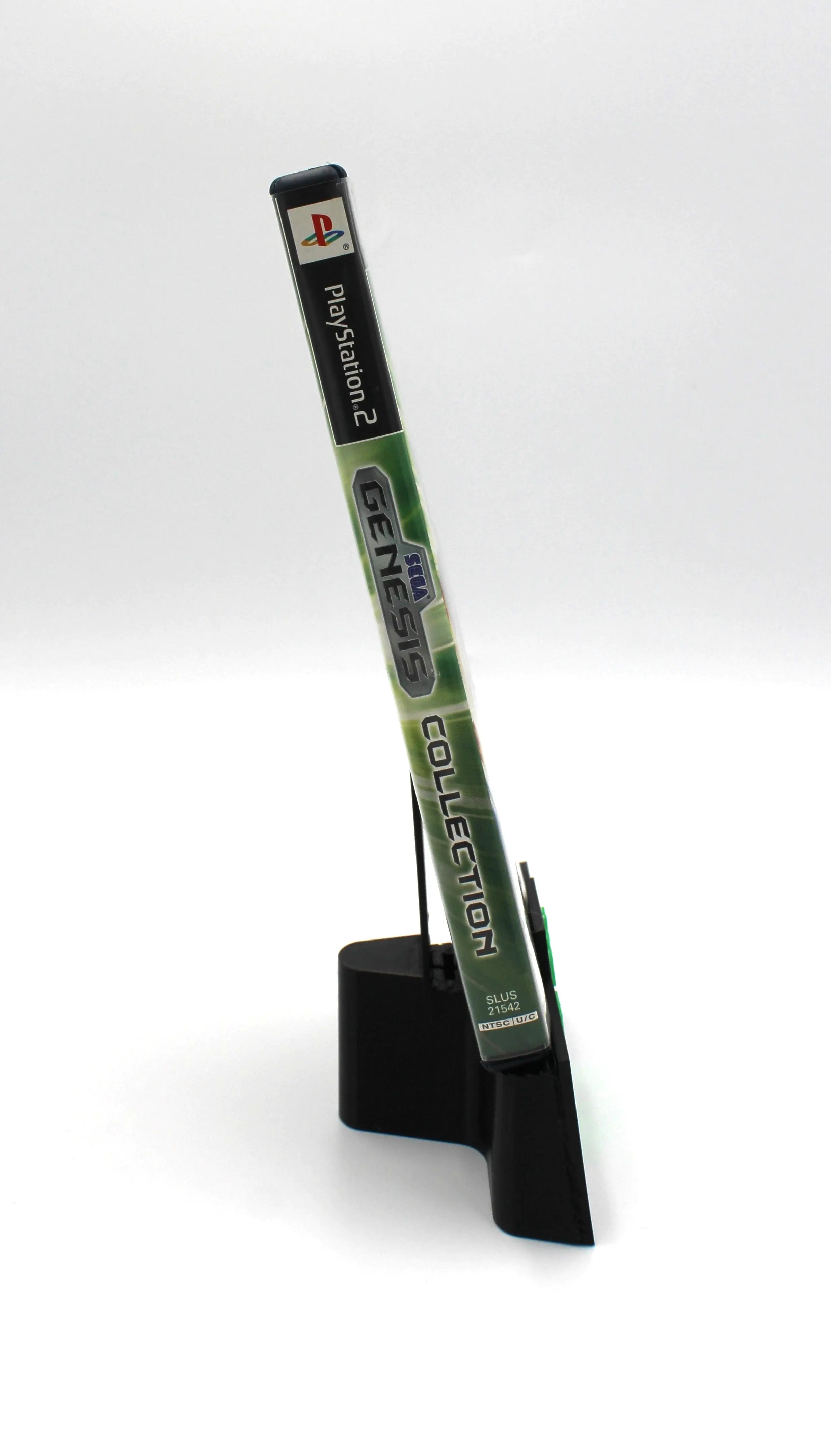 Spine image of Sega Genesis Collection for Sony PlayStation 2 PS2 (2006), NTSC-U edition with title text and PlayStation 2 logo.