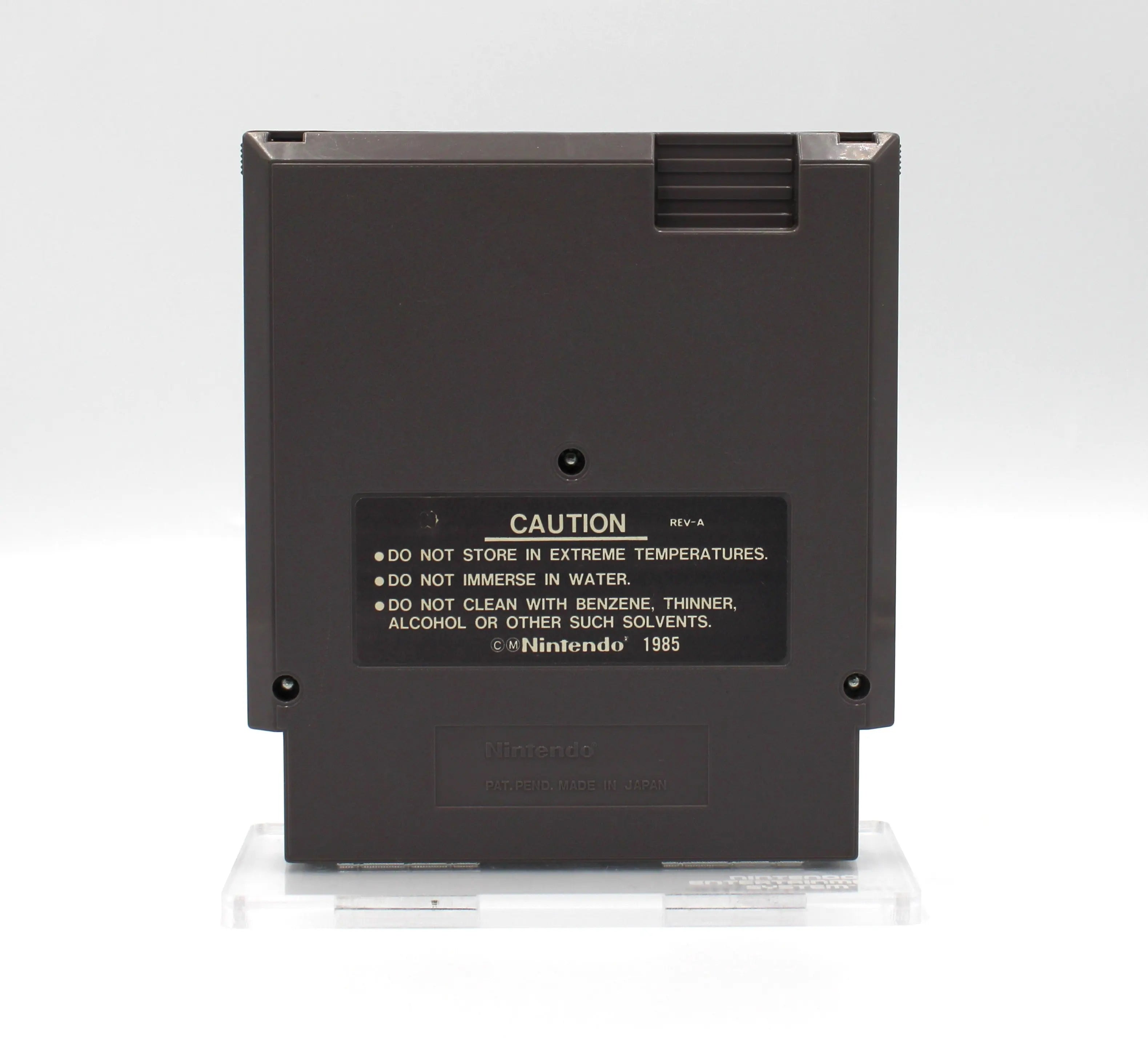 Shop online for an authentic copy of Teenage Mutant Ninja Turtles on the Nintendo NES. See photo of back of Game Cartridge.