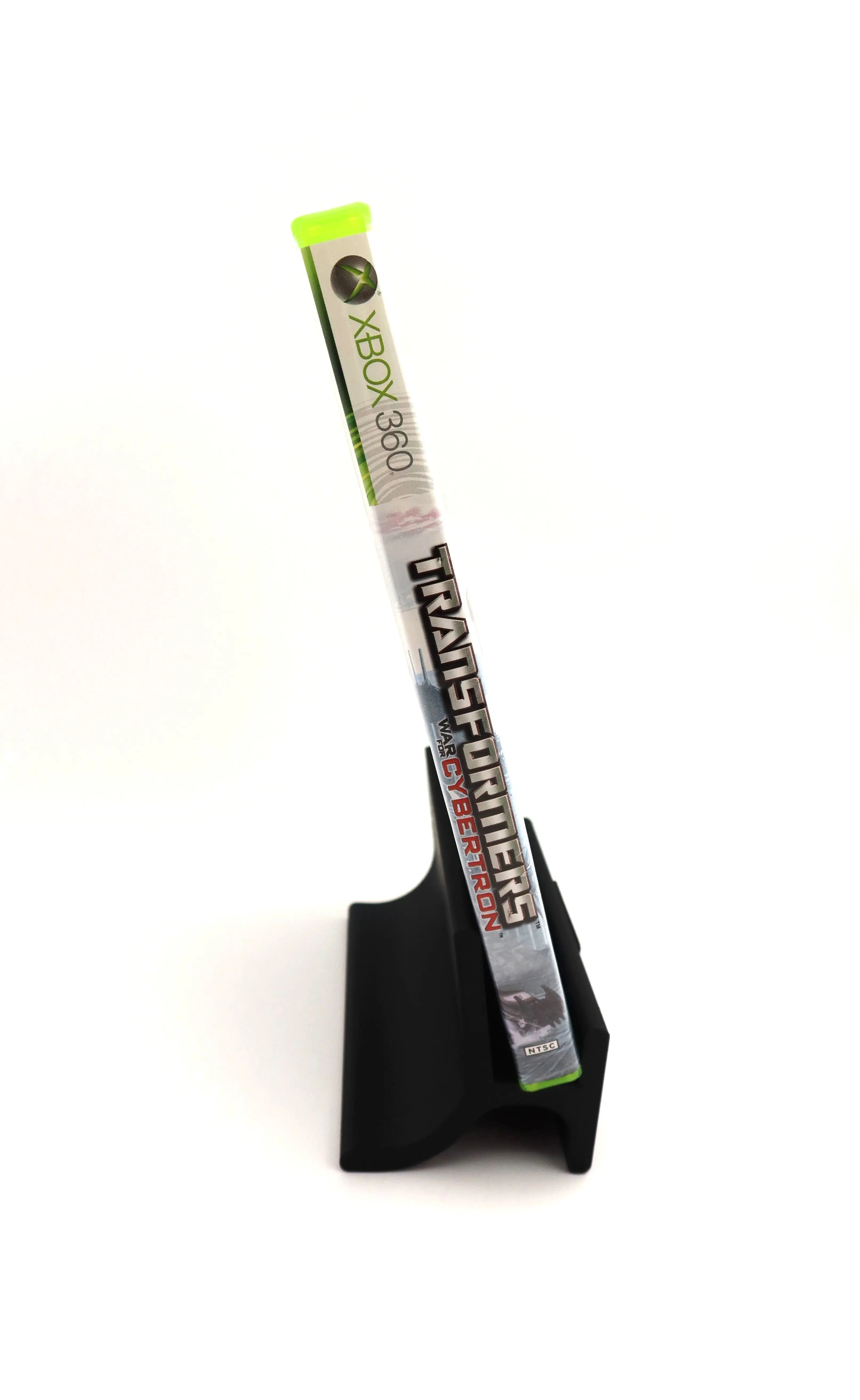 Spine view of Transformers: War for Cybertron for Microsoft Xbox 360 (2010) NTSC-U, showing clear title text and original case branding.